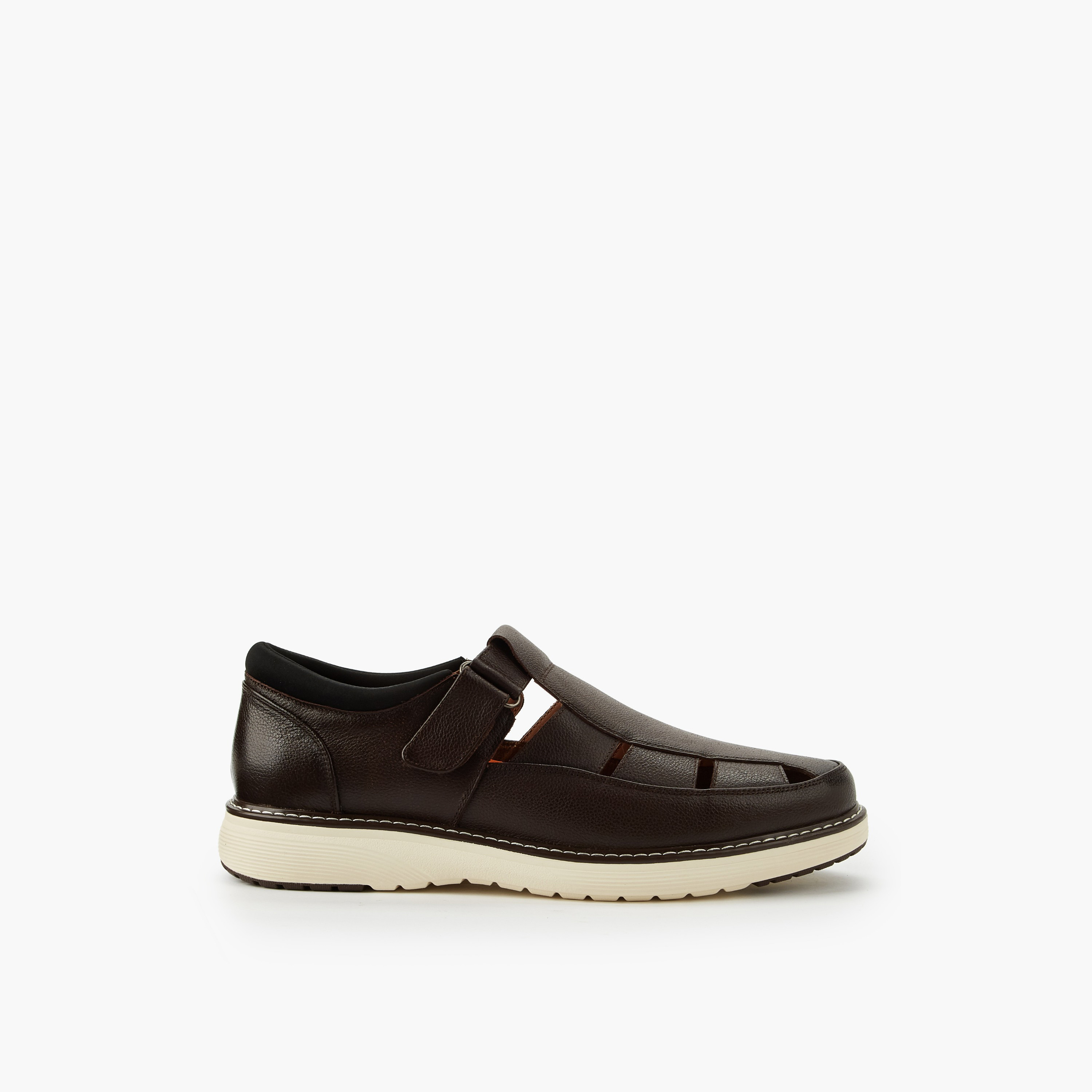 Le Confort Men Textured Fisherman Sandals-men-shoes-sandals-image-3