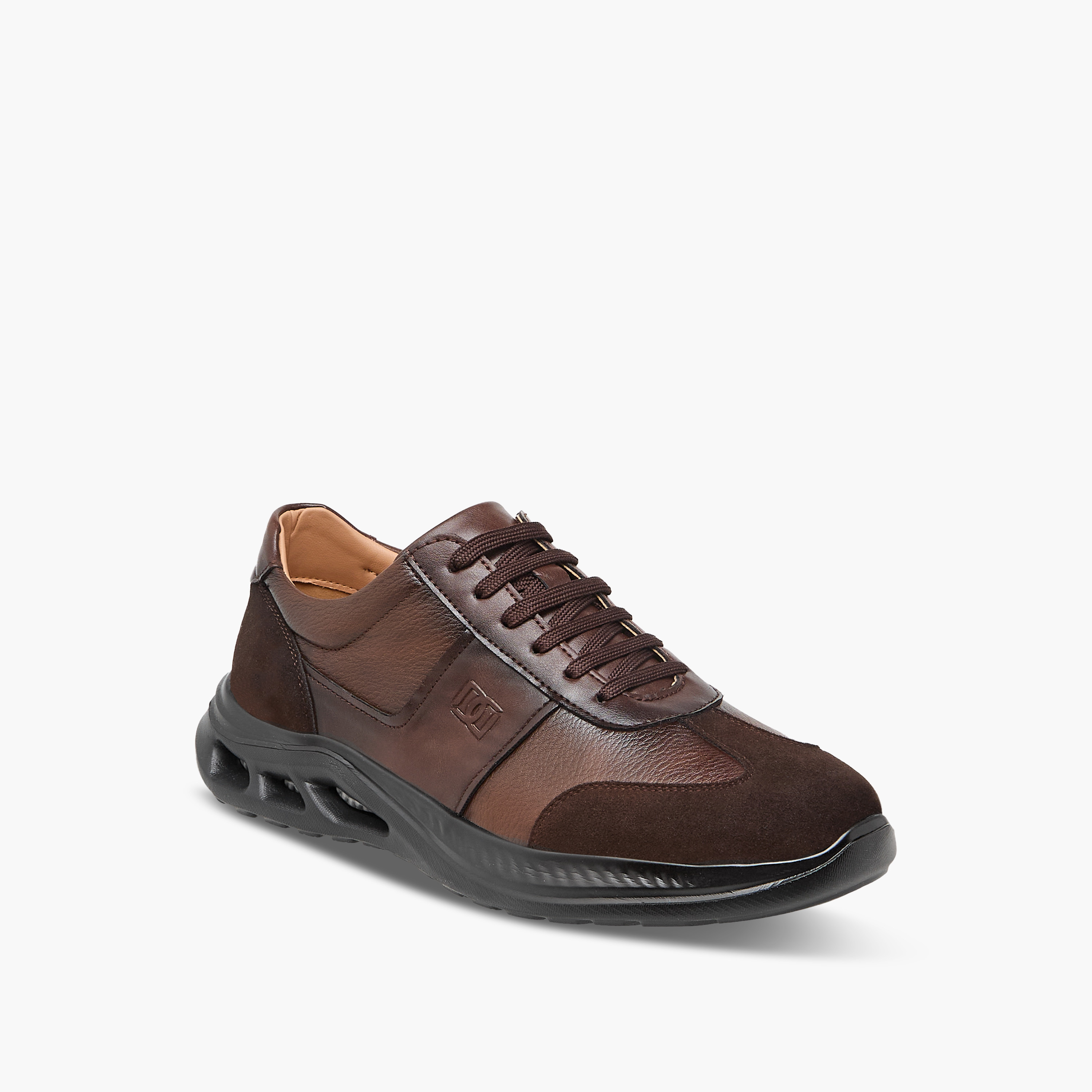 Duchini Men's Panelled Lace-Up Sneakers-men-shoes-sneakers-image-2