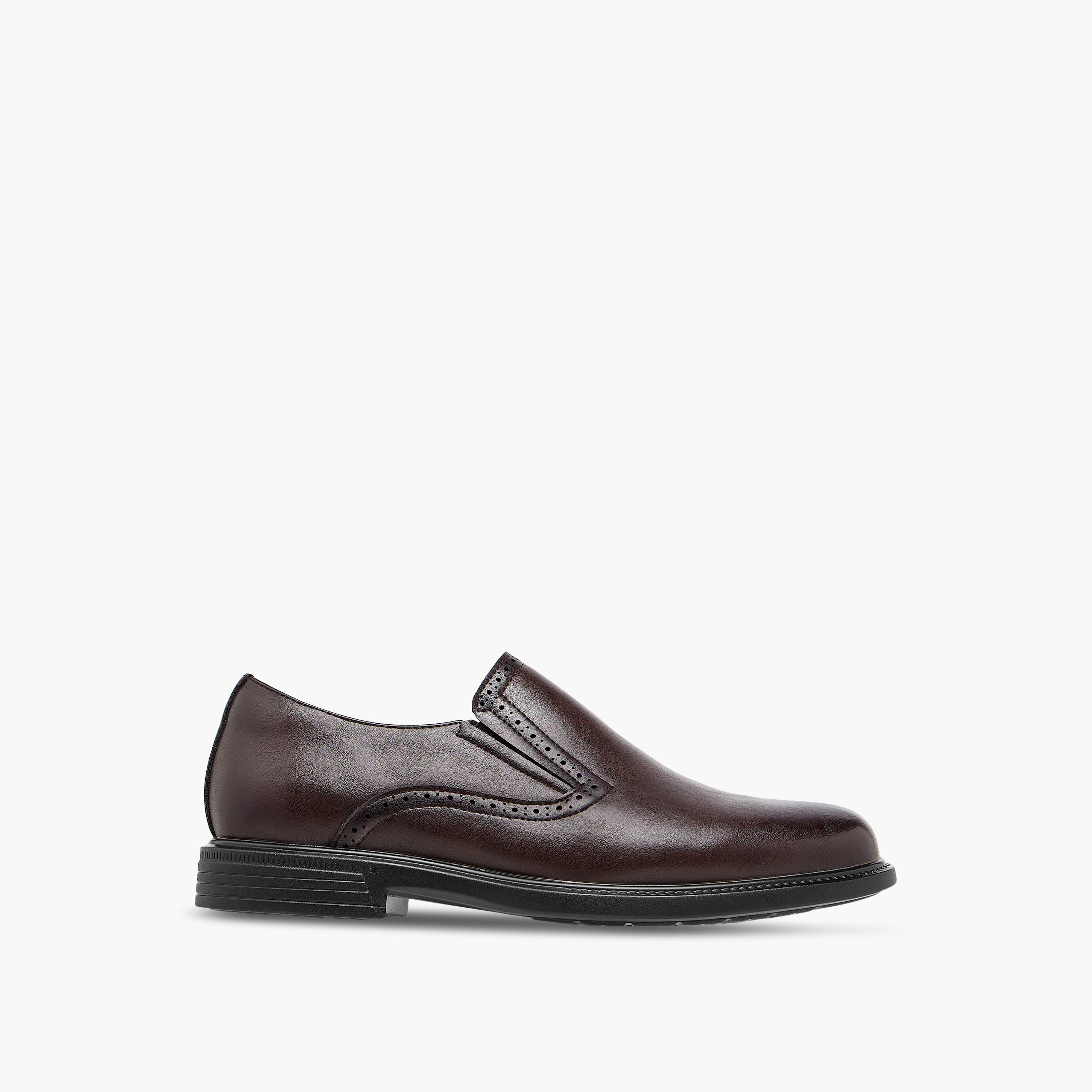 Duchini Men's Textured Slip-On Loafers-men-shoes-loafersandmoccasins-image-3