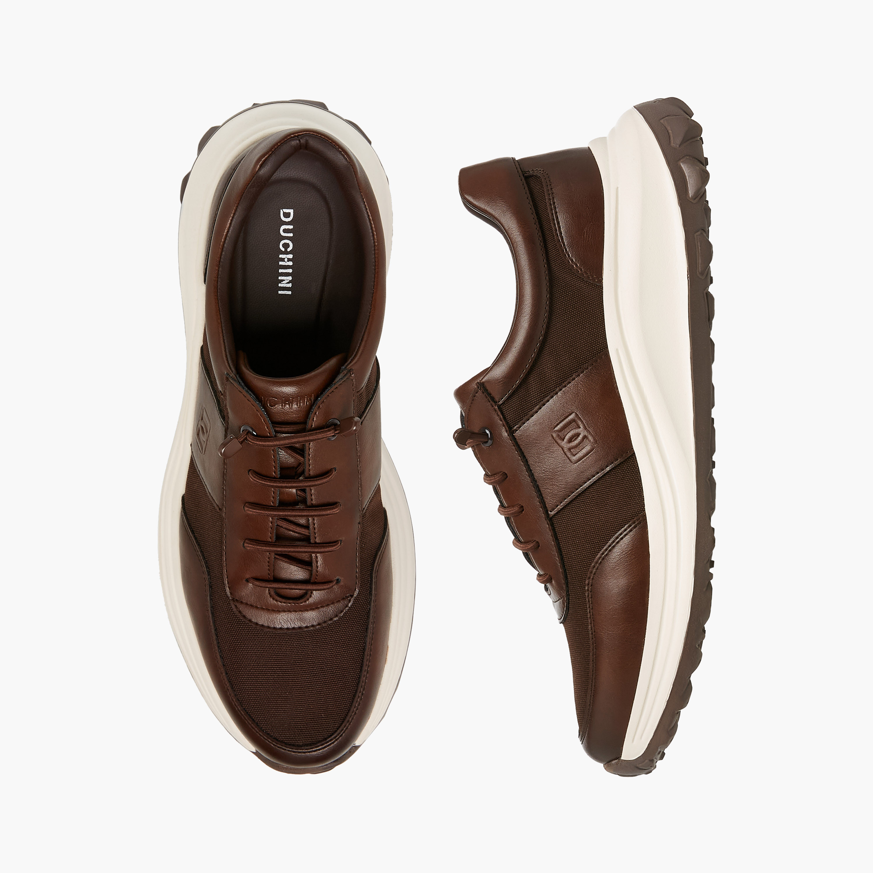 Duchini Men's Panelled Lace-Up Sneakers-men-shoes-sneakers-image-1