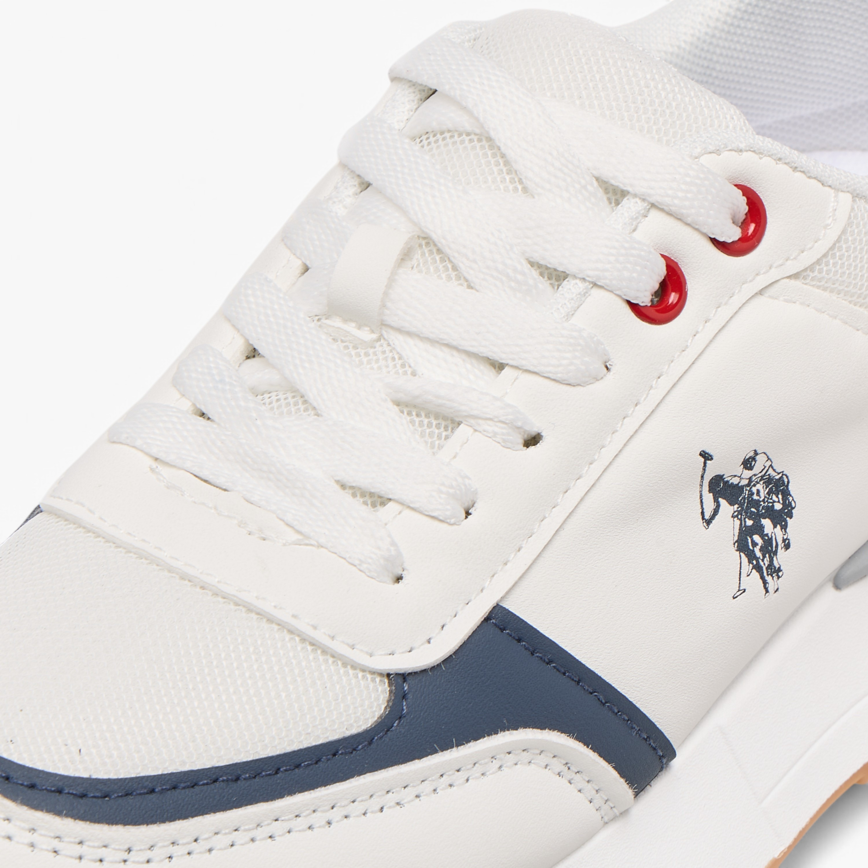 U.S. Polo Assn Women's Logo Detail Sneakers with Lace-Up Closure-women-shoes-sneakers-image-4