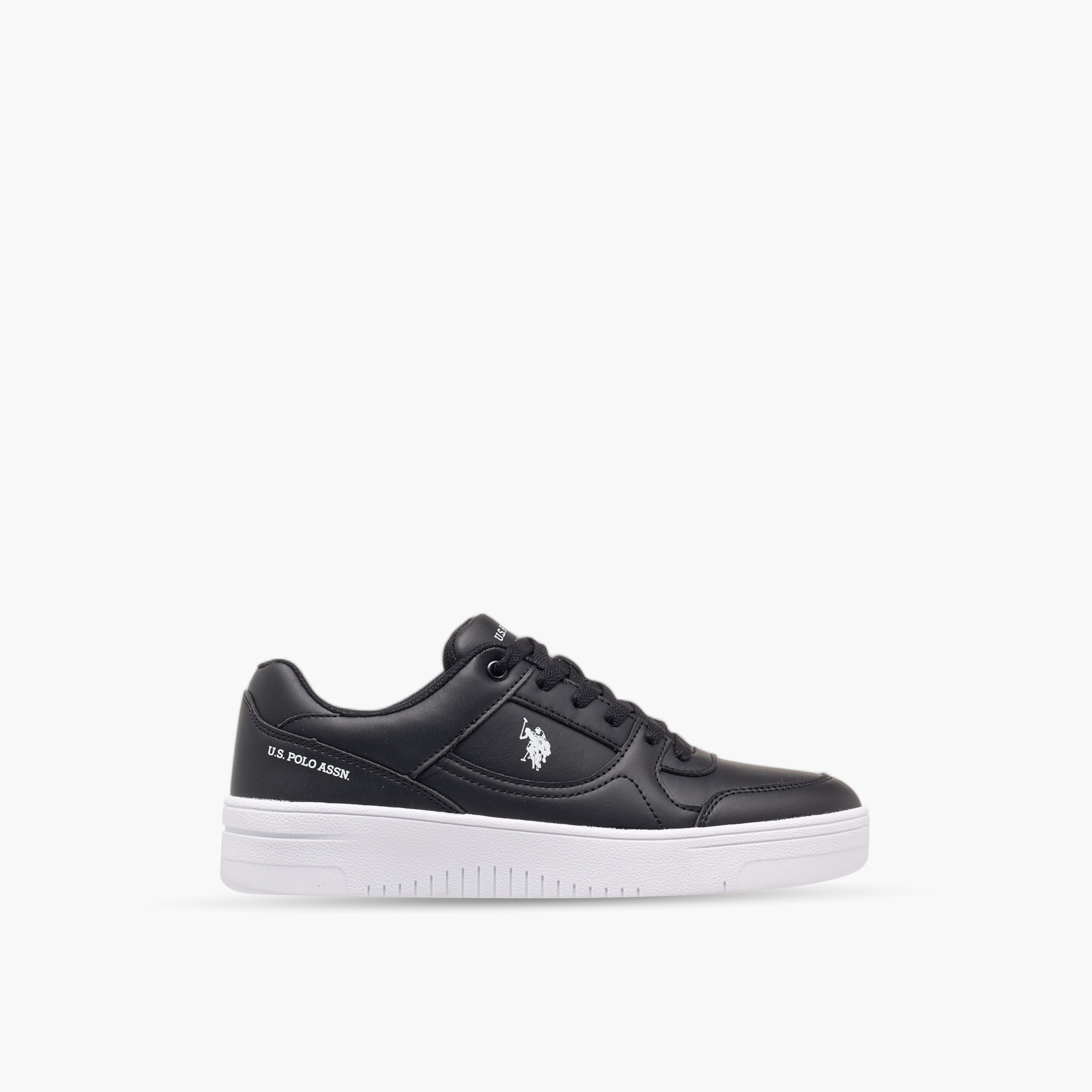 U.S. Polo Assn Women's Logo Detail Sneakers with Lace-Up Closure-women-shoes-sneakers-image-3