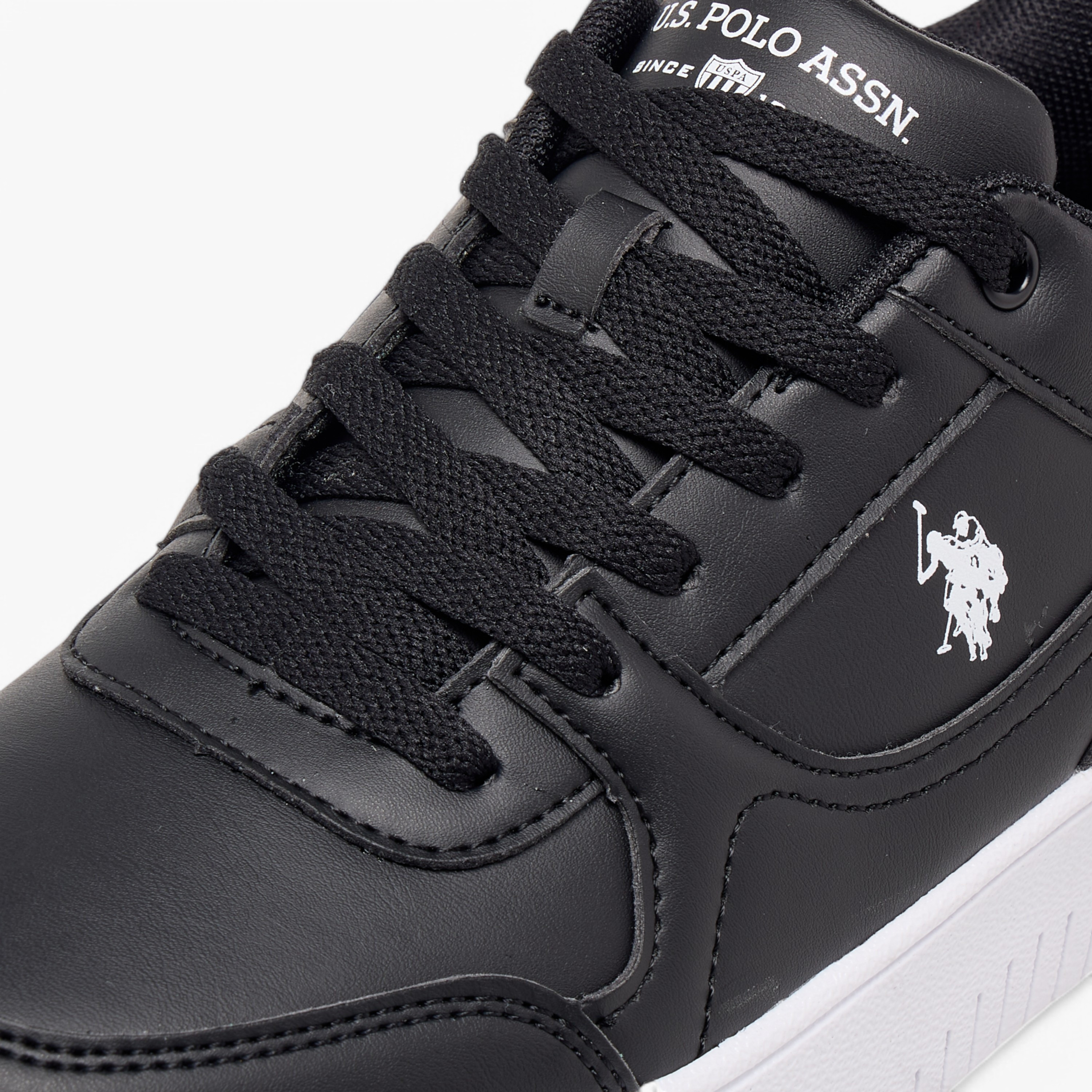 U.S. Polo Assn Women's Logo Detail Sneakers with Lace-Up Closure-women-shoes-sneakers-image-4