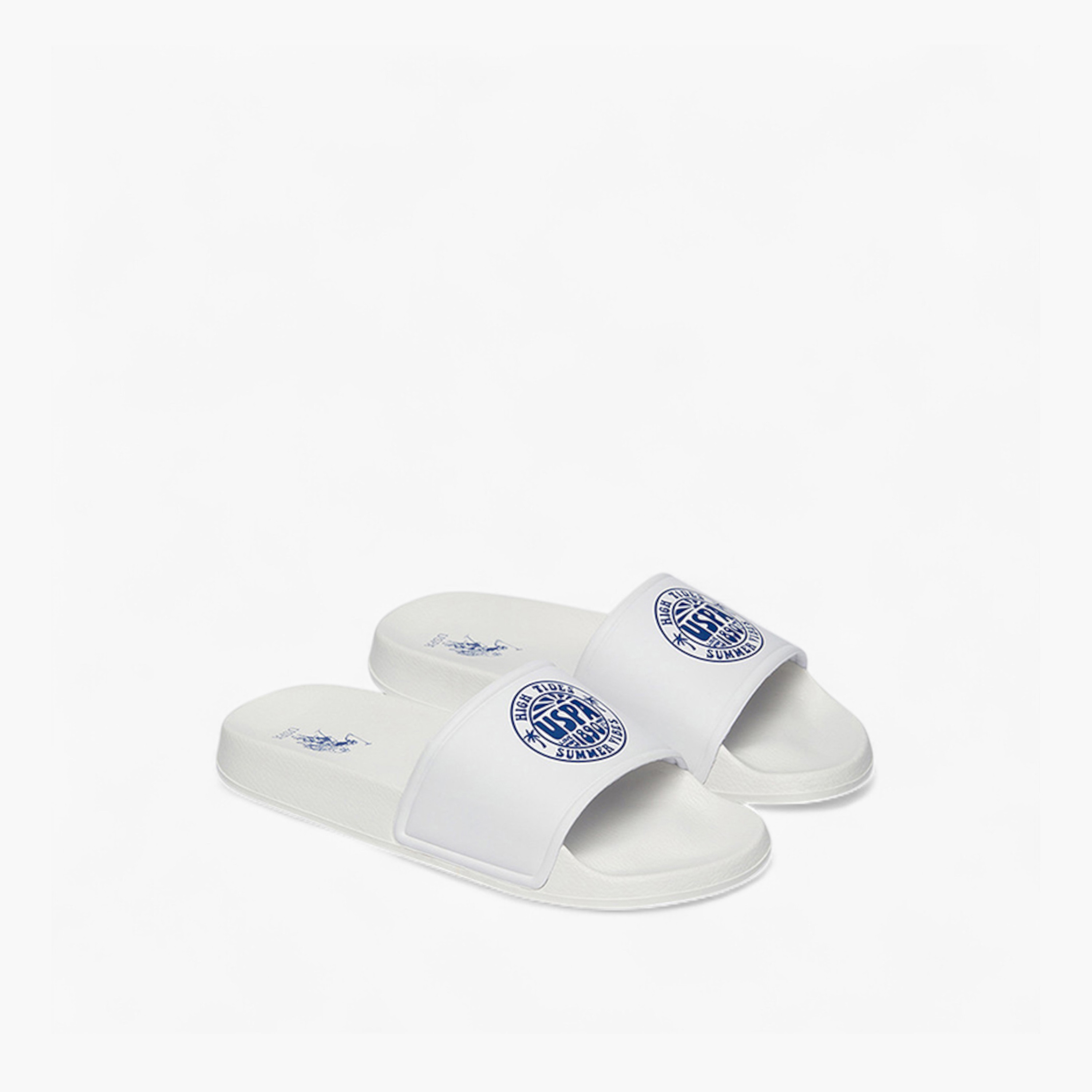 U.S. Polo Assn Women Logo Print Slides-women-shoes-flipflopsandslides-image-1
