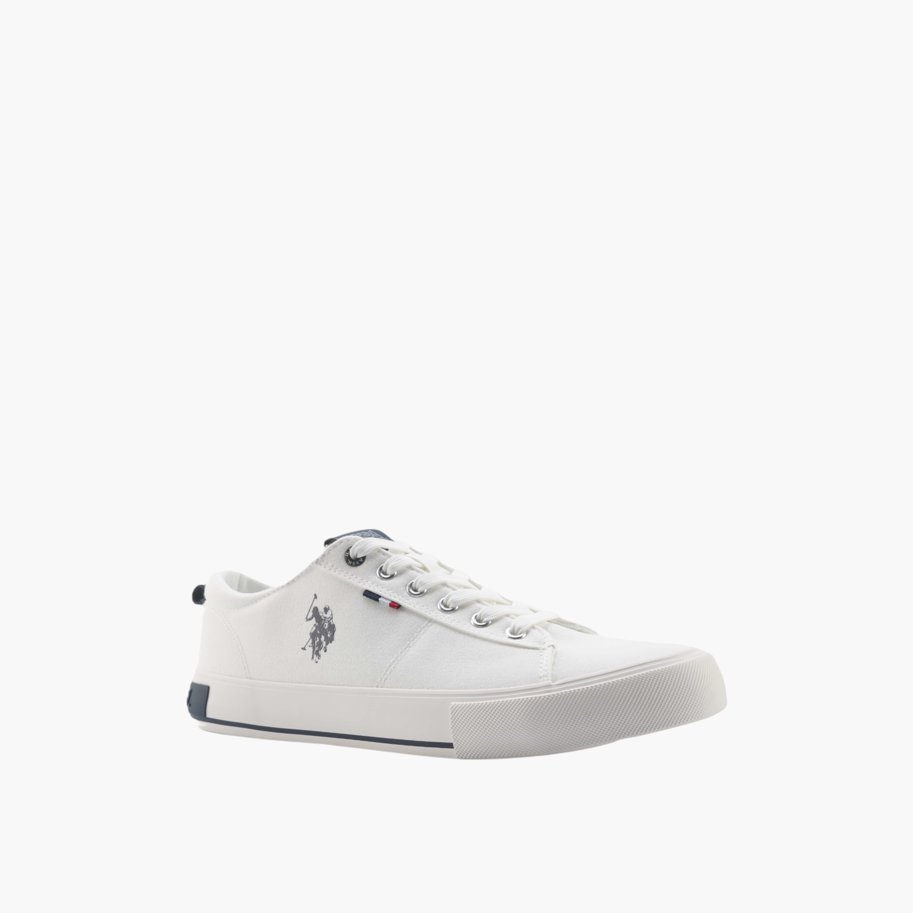 حذاء سنيكرز كانفاس برباط إغلاق للرجال من يو إس بولو أسن-men-shoes-sneakers-image-1