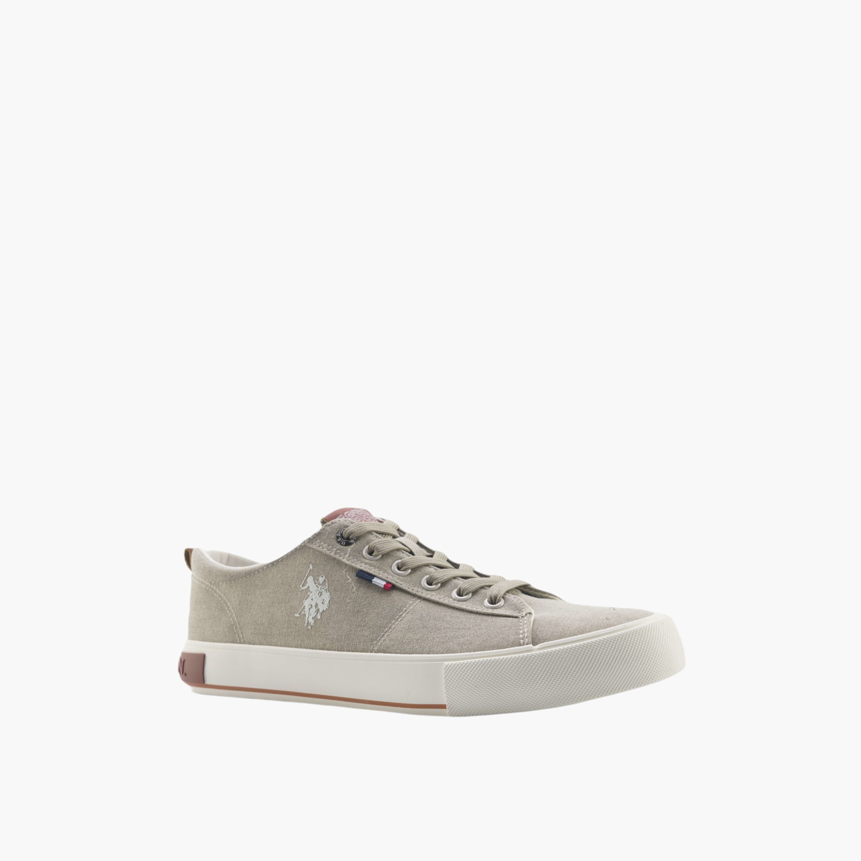 U.S. Polo Assn Men's Lace-Up Canvas Sneakers-men-shoes-sneakers-image-1