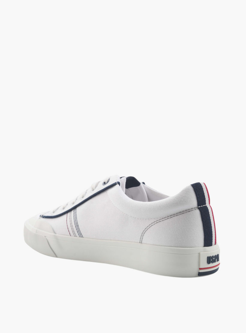 حذاء سنيكرز قماش برباط من يو إس بولو آسن-men-shoes-sneakers-image-4