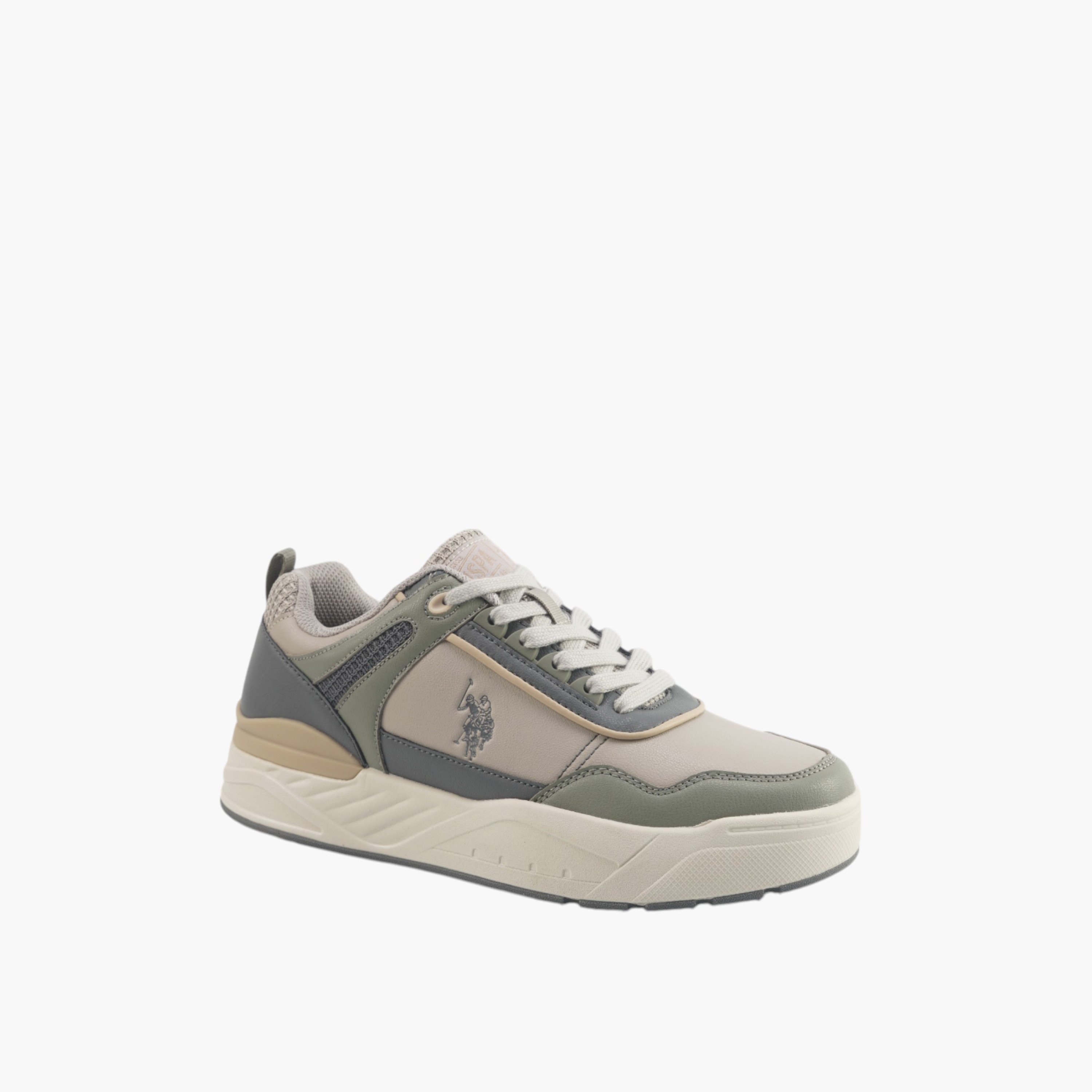 حذاء سنيكرز برباط إغلاق للرجال من يو إس بولو أسن - A10202214212010-men-shoes-sneakers-image-1