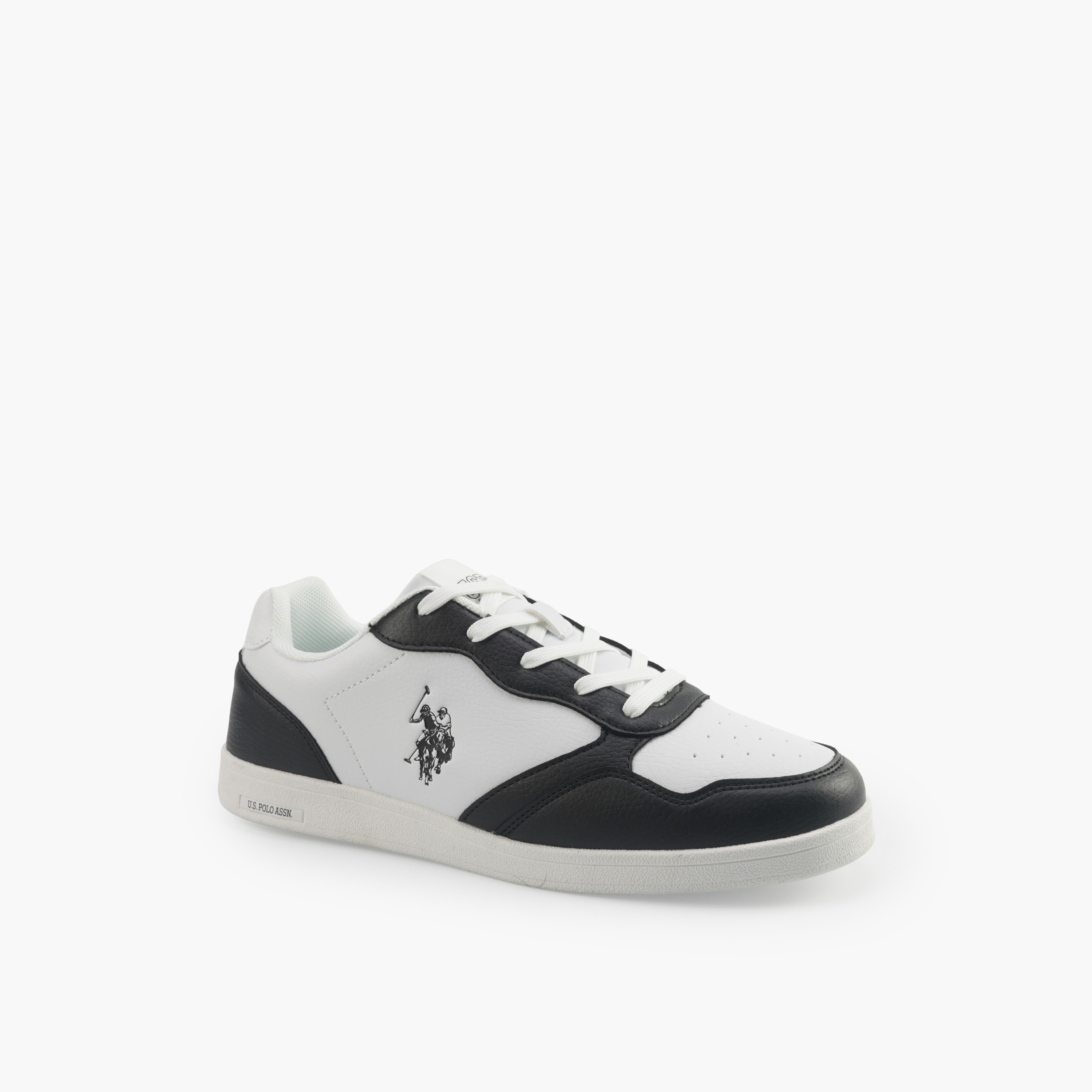 U.S. Polo Assn Men Colourblock Lace-Up Ankle Sneakers-men-shoes-sneakers-image-1