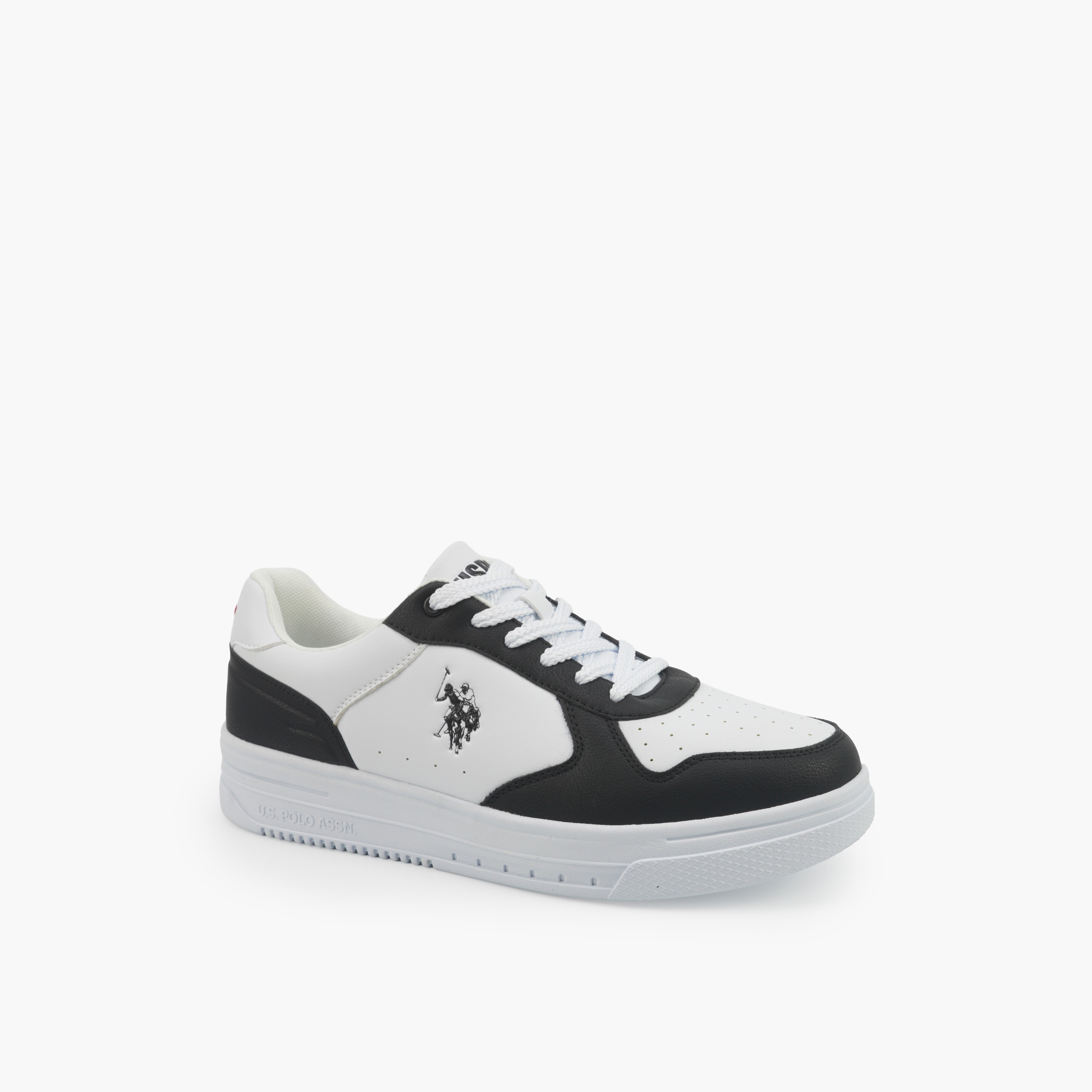 U.S. Polo Assn Men Colourblock Lace-Up Ankle Sneakers-men-shoes-sneakers-image-1