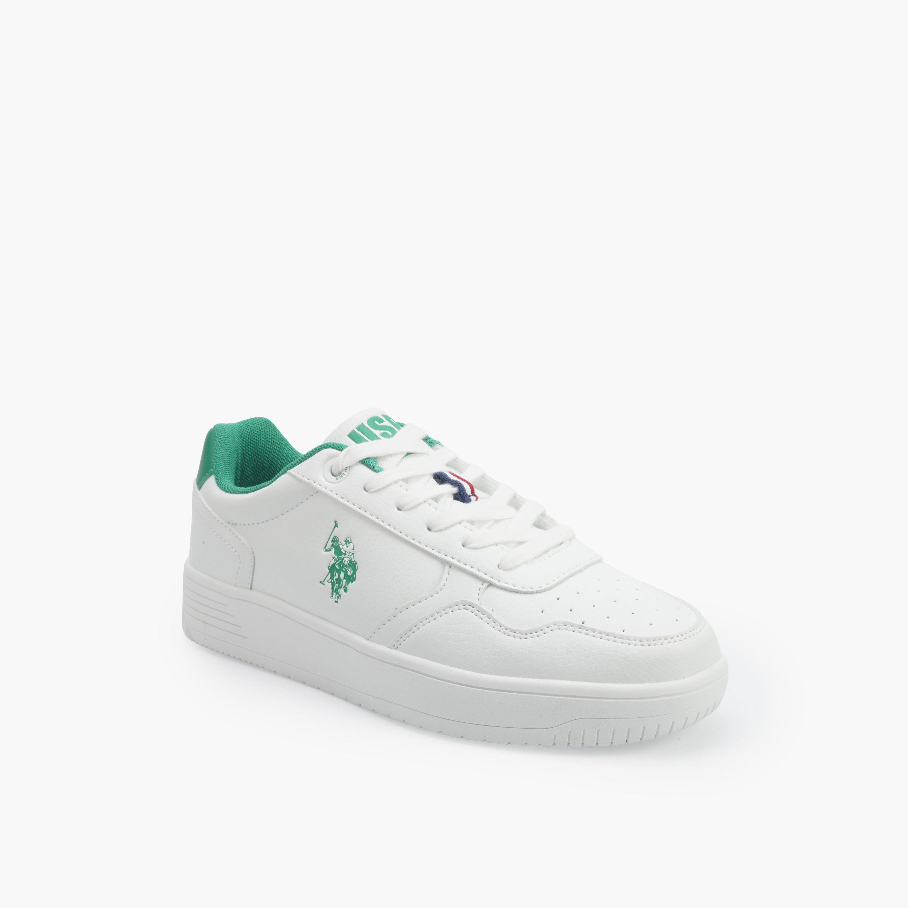 U.S. Polo Assn Men Logo Print Lace-Up Ankle Sneakers-men-shoes-sneakers-image-1
