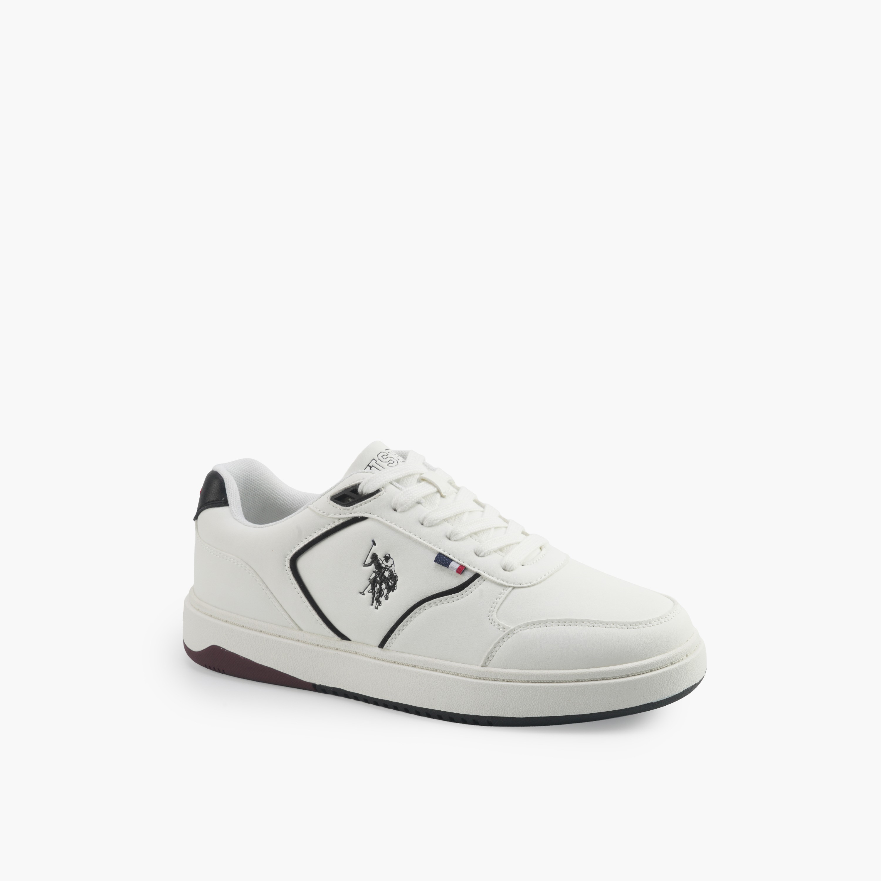 U.S. Polo Assn Men Logo Print Lace-Up Ankle Sneakers-men-shoes-sneakers-image-1
