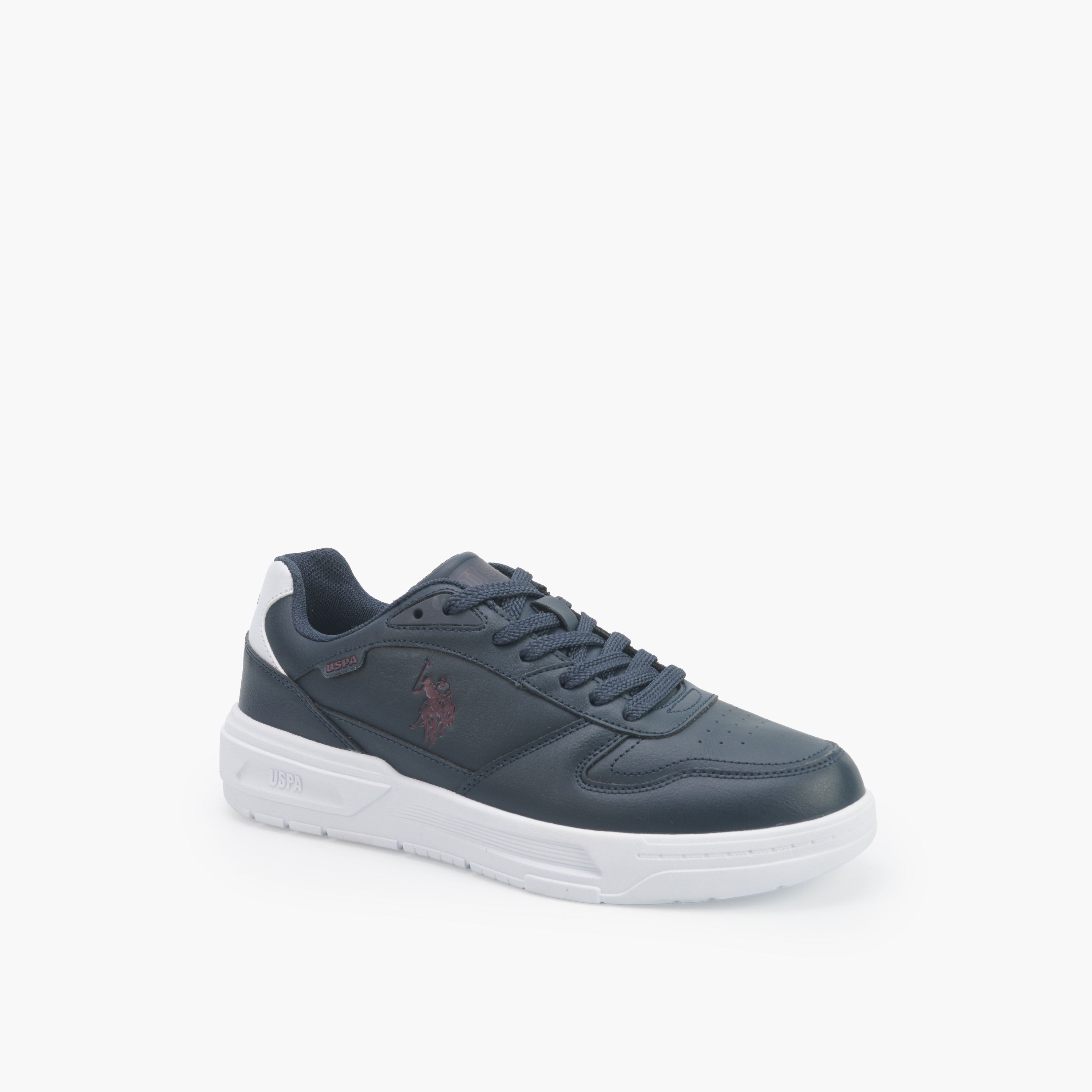 حذاء سنيكرز برباط إغلاق وطبعات شعار للرجال من يو إس بولو-men-shoes-sneakers-image-1