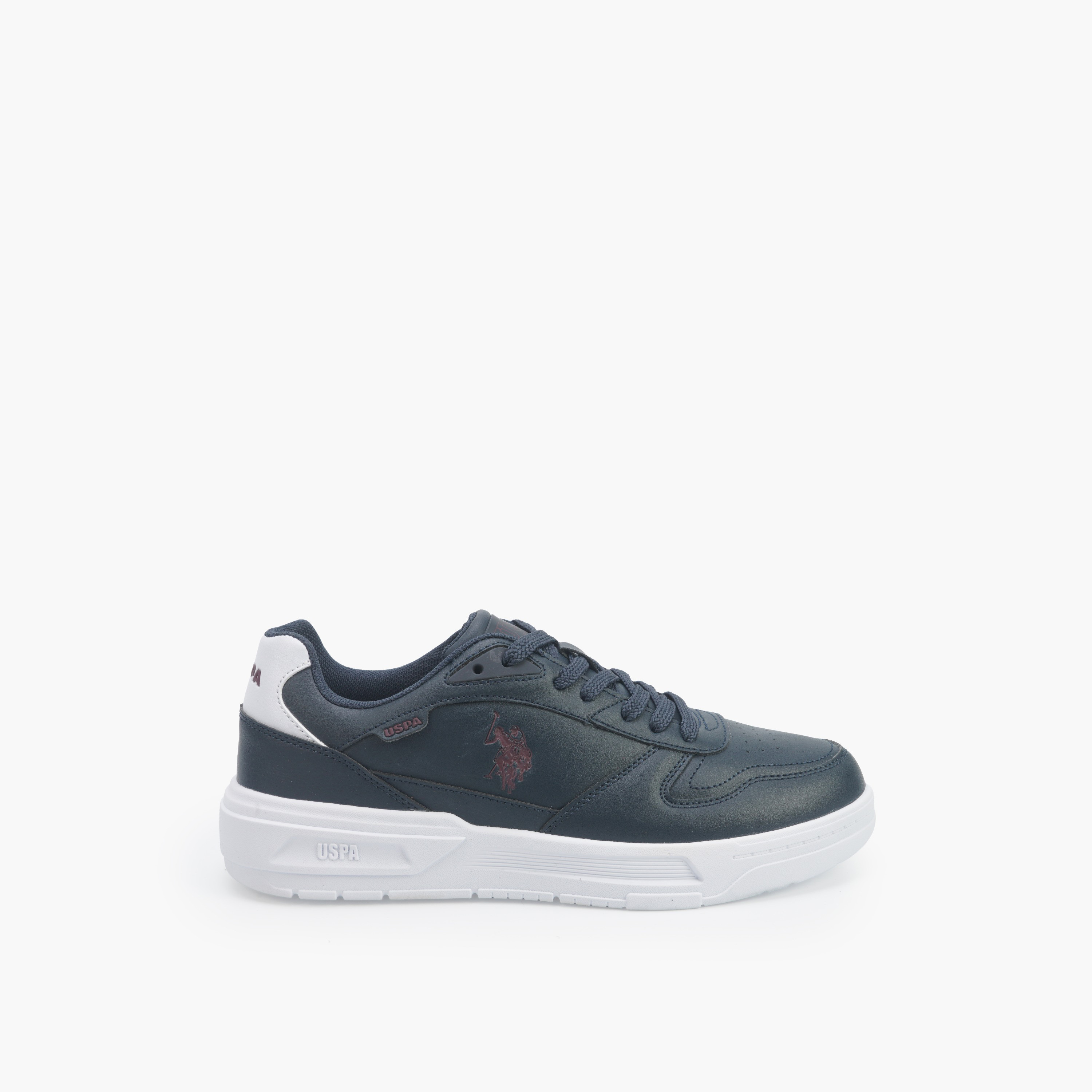 حذاء سنيكرز برباط إغلاق وطبعات شعار للرجال من يو إس بولو-men-shoes-sneakers-image-2