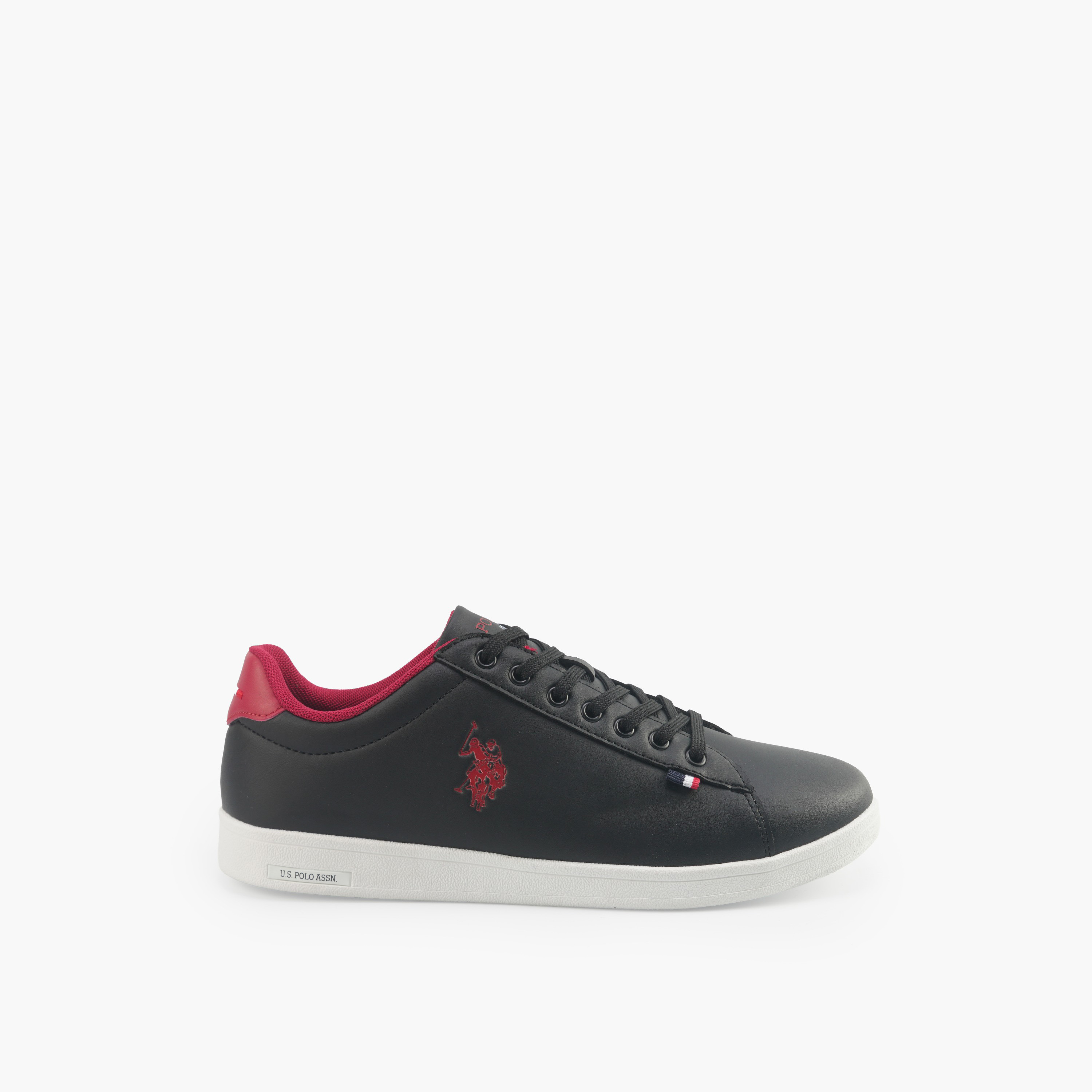 حذاء سنيكرز برباط إغلاق وطبعات شعار للرجال من يو إس بولو-men-shoes-sneakers-image-2