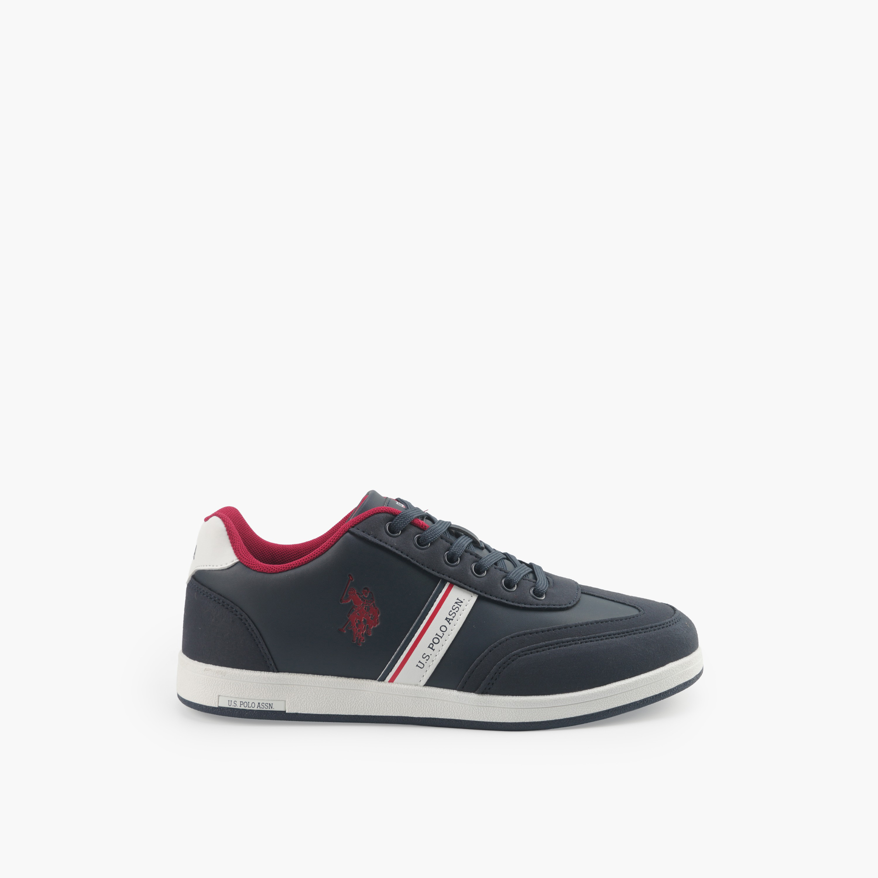 U.S. Polo Assn Men Logo Print Lace-Up Ankle Sneakers-men-shoes-sneakers-image-2