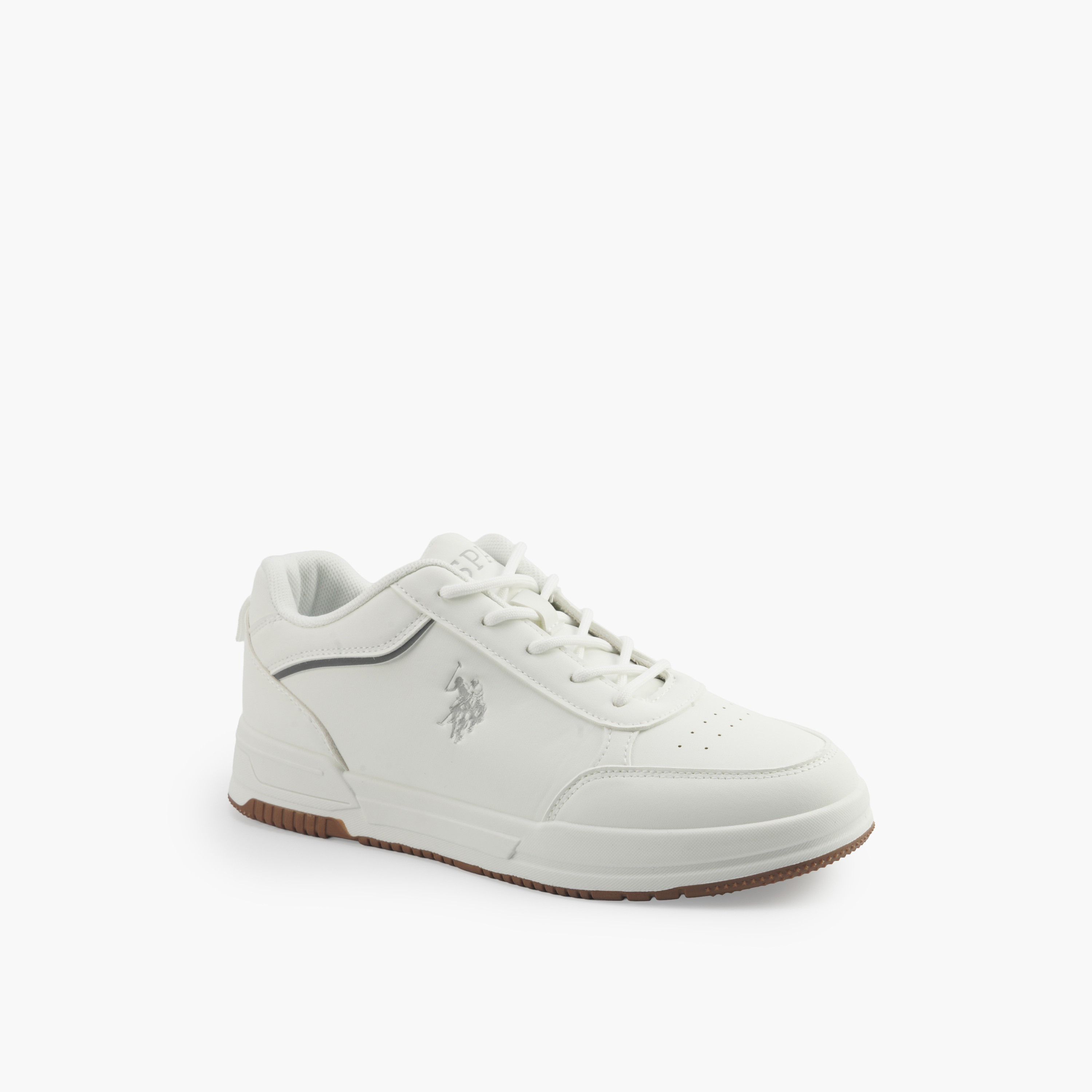 U.S. Polo Assn Men Logo Print Lace-Up Ankle Sneakers-men-shoes-sneakers-image-1