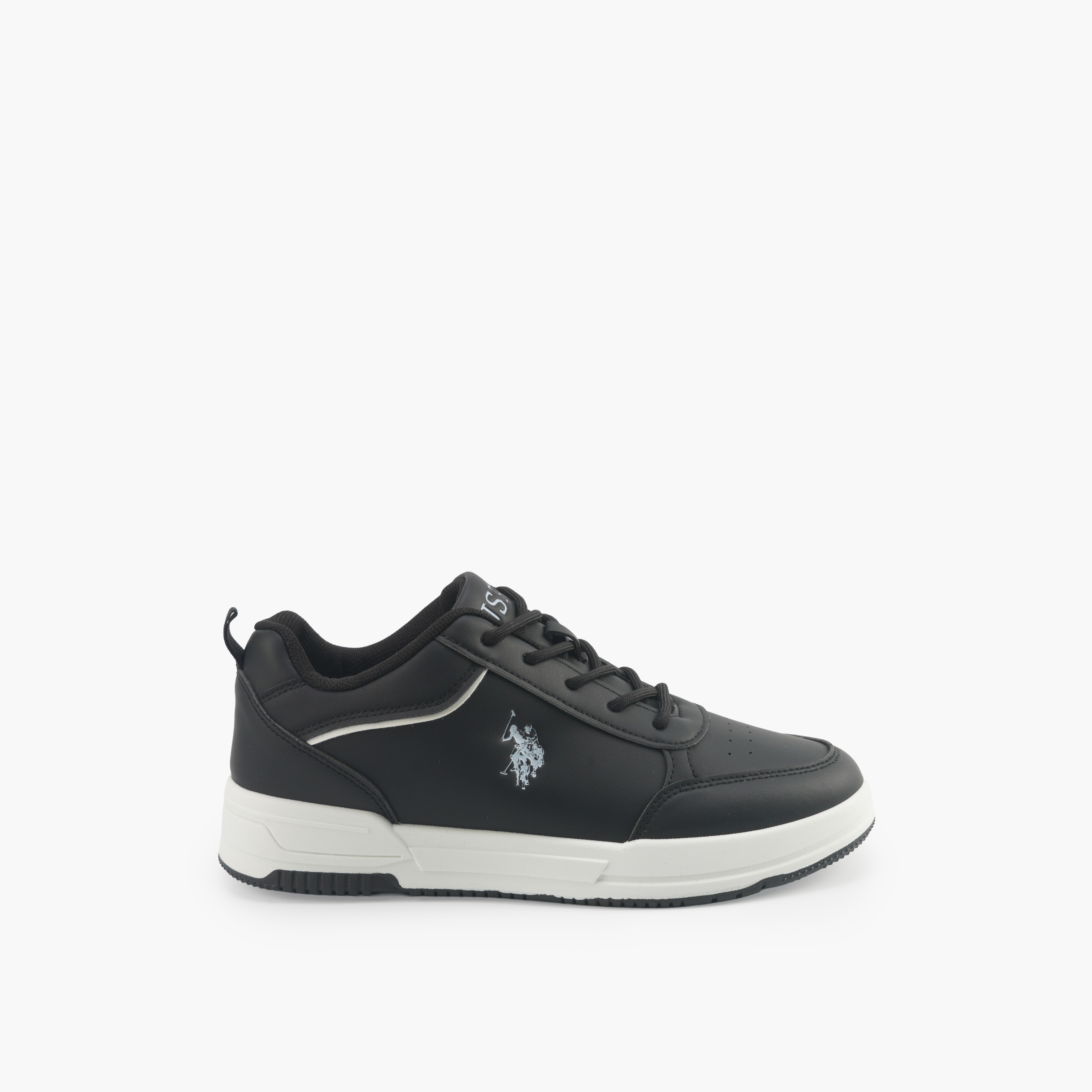 حذاء سنيكرز برباط إغلاق وطبعات شعار للرجال من يو إس بولو-men-shoes-sneakers-image-2
