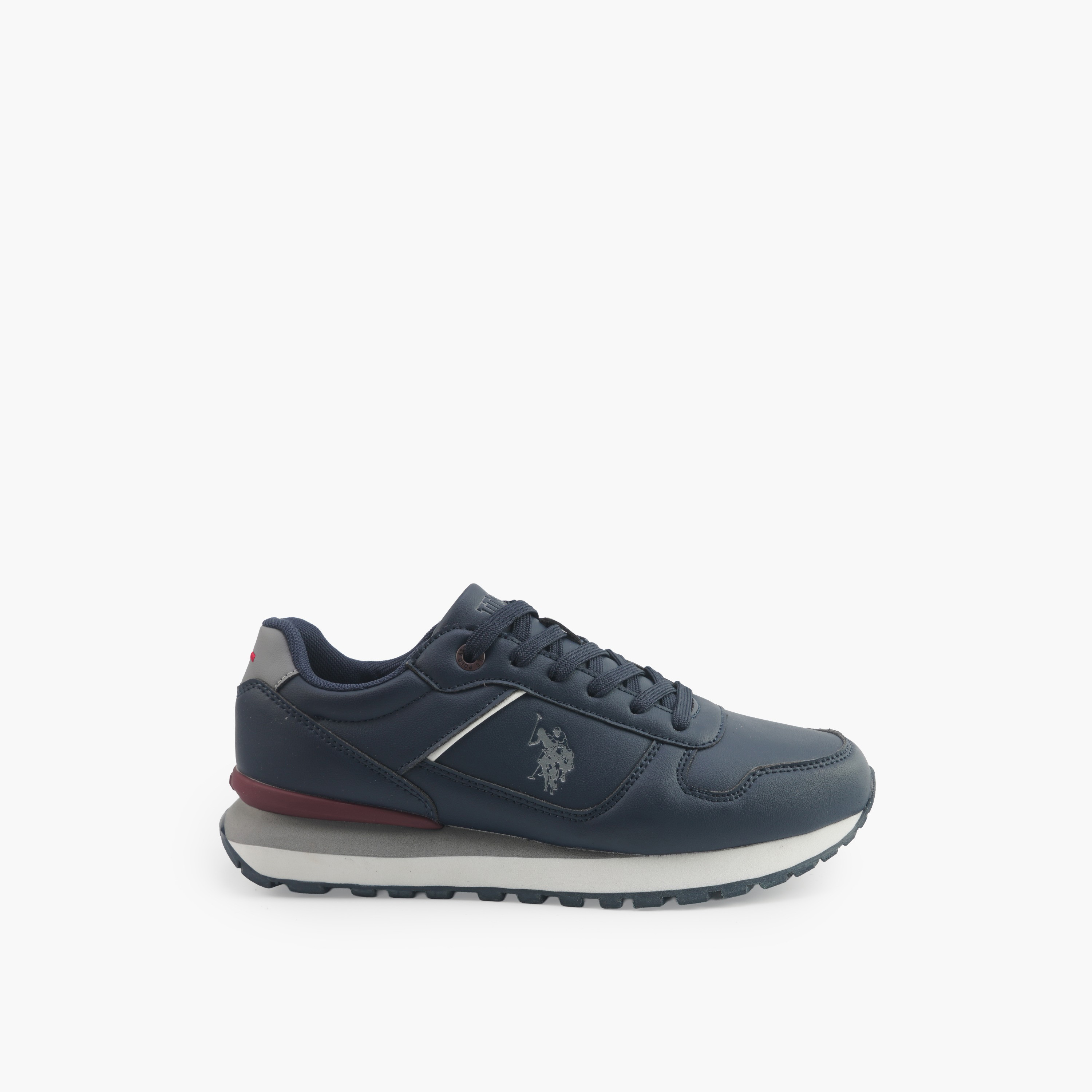 حذاء سنيكرز برباط إغلاق وطبعات شعار للرجال من يو اس بولو-men-shoes-sneakers-image-2
