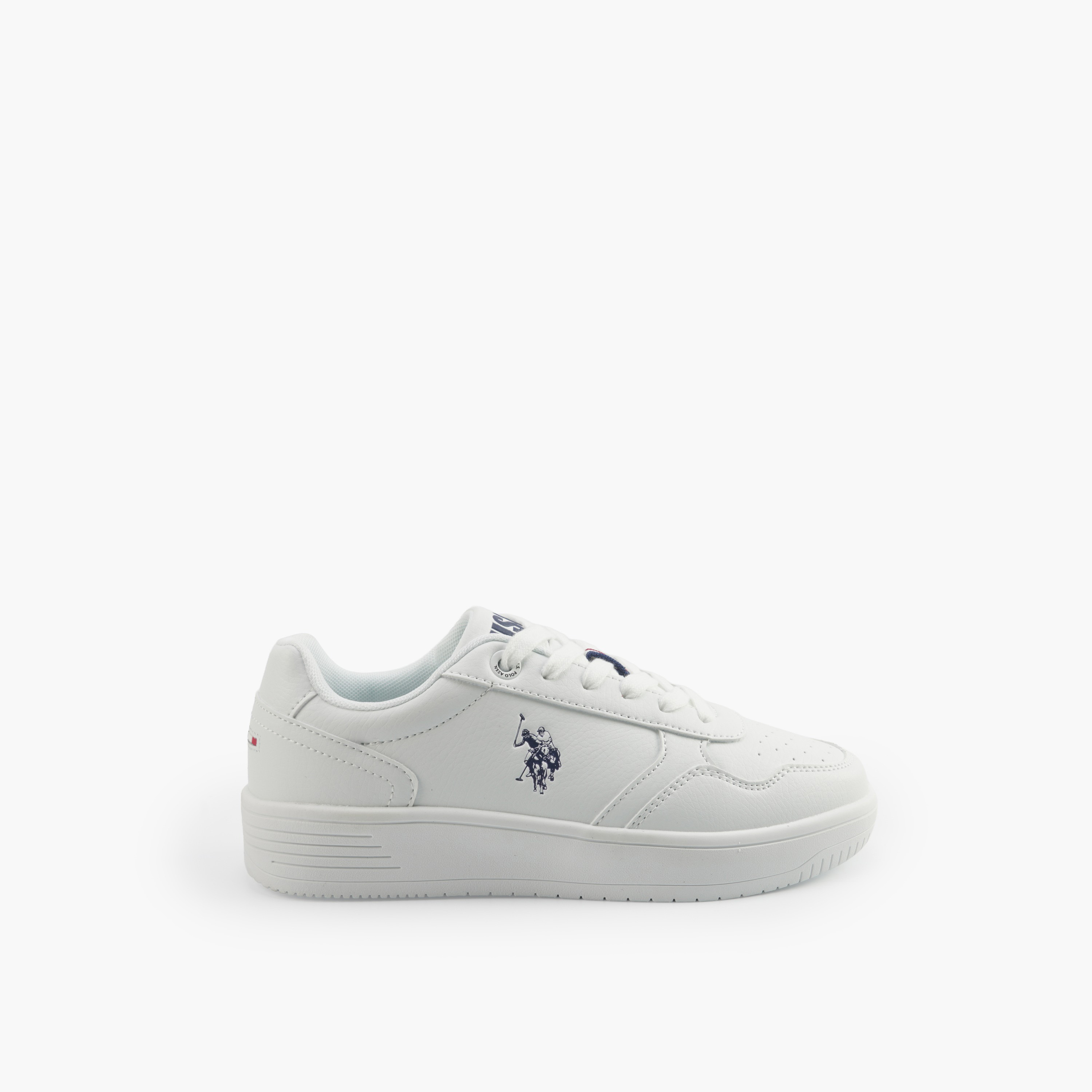 U.S. Polo Assn Women Logo Lace-Up Ankle Sneakers-women-shoes-sneakers-image-2