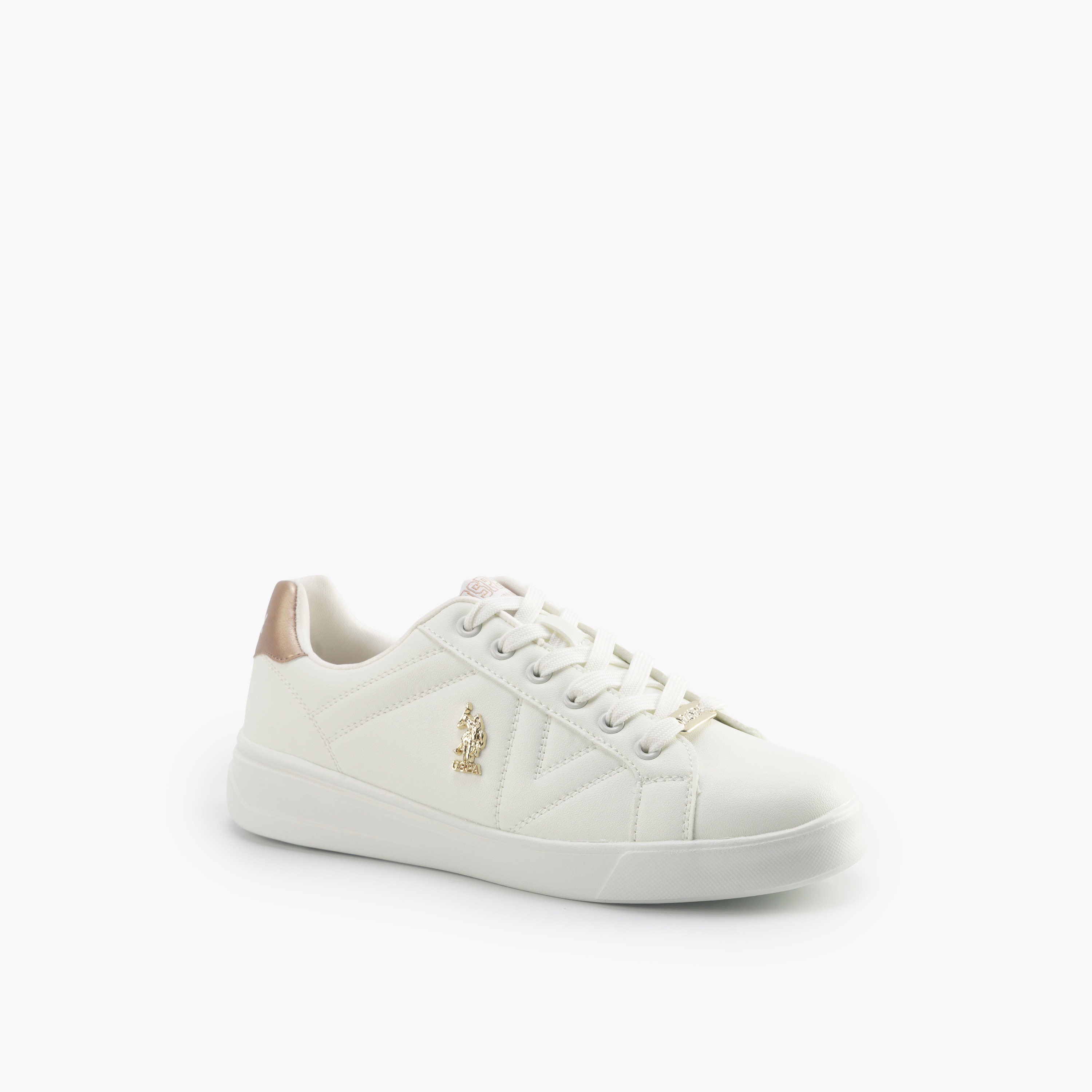 حذاء سنيكرز برباط إغلاق وزخارف شعار للنساء من يو إس بولو أسن-women-shoes-sneakers-image-1