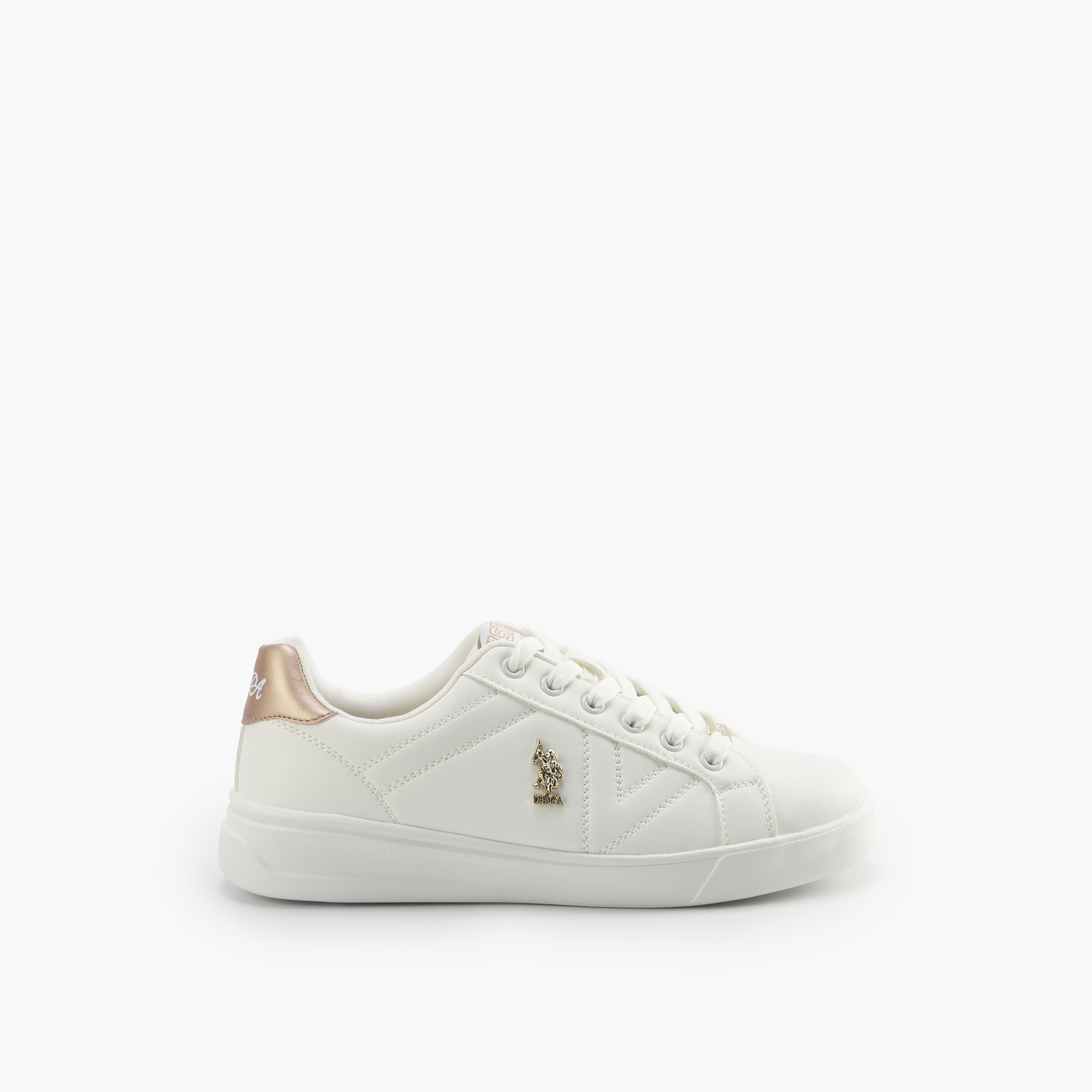 حذاء سنيكرز برباط إغلاق وزخارف شعار للنساء من يو إس بولو أسن-women-shoes-sneakers-image-2