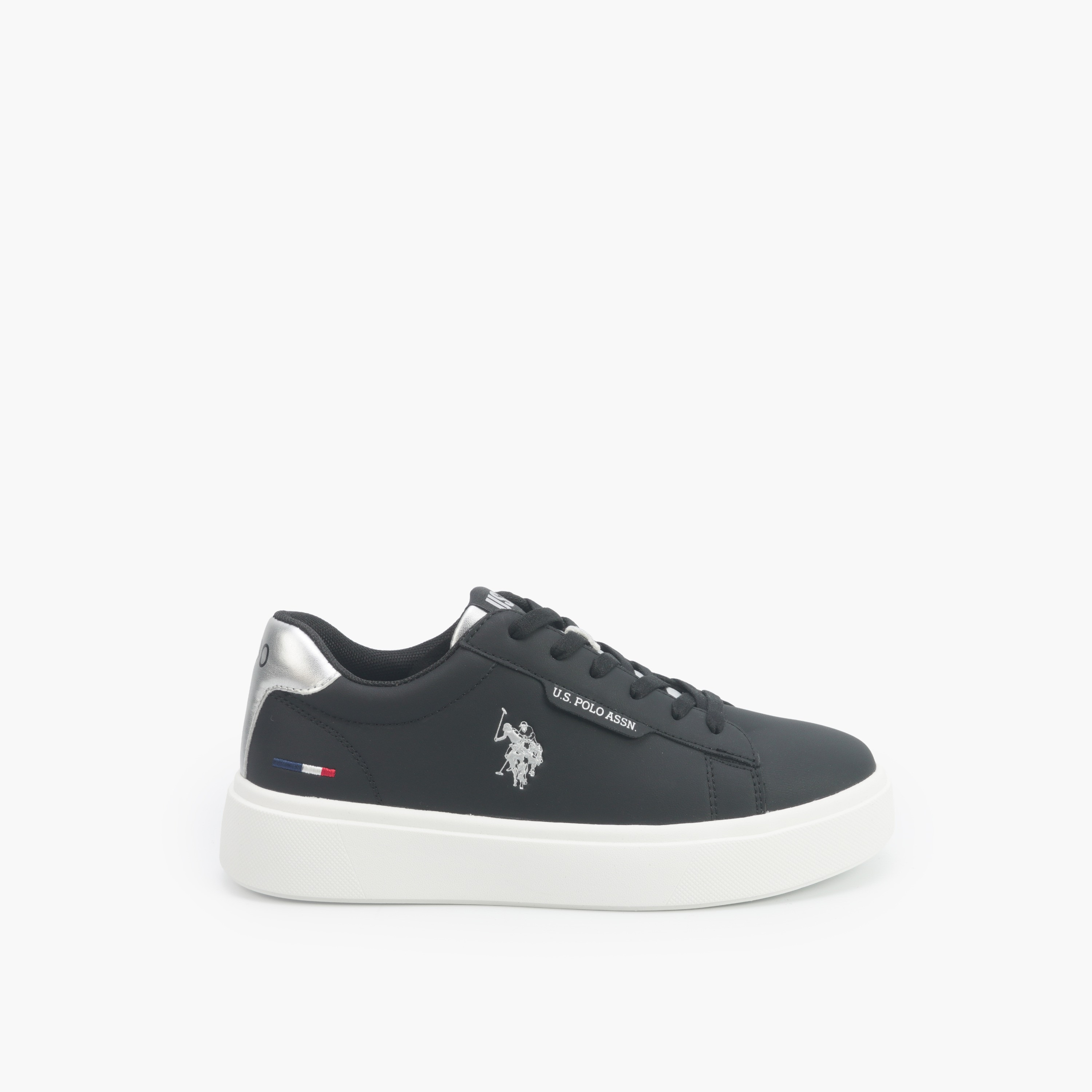 U.S. Polo Assn Women Lace-Up Ankle Sneakers-women-shoes-sneakers-image-2