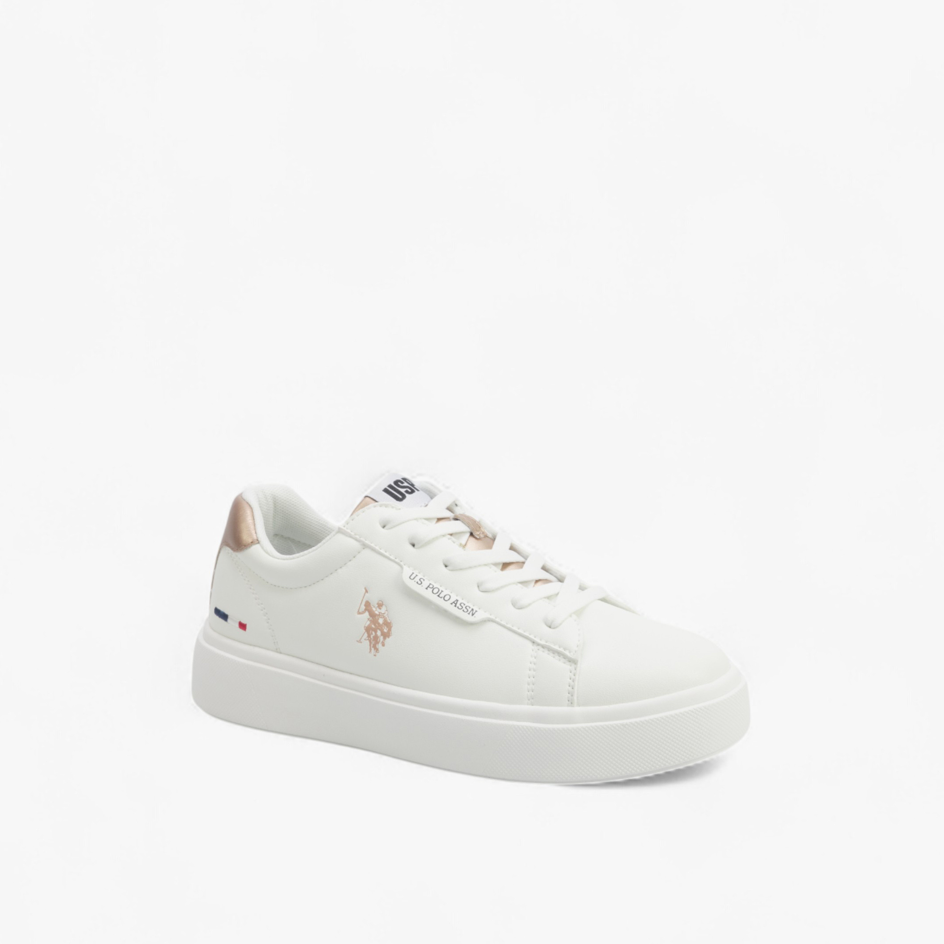 U.S. Polo Assn Women's Solid Lace-Up Sneakers-women-shoes-sneakers-image-1