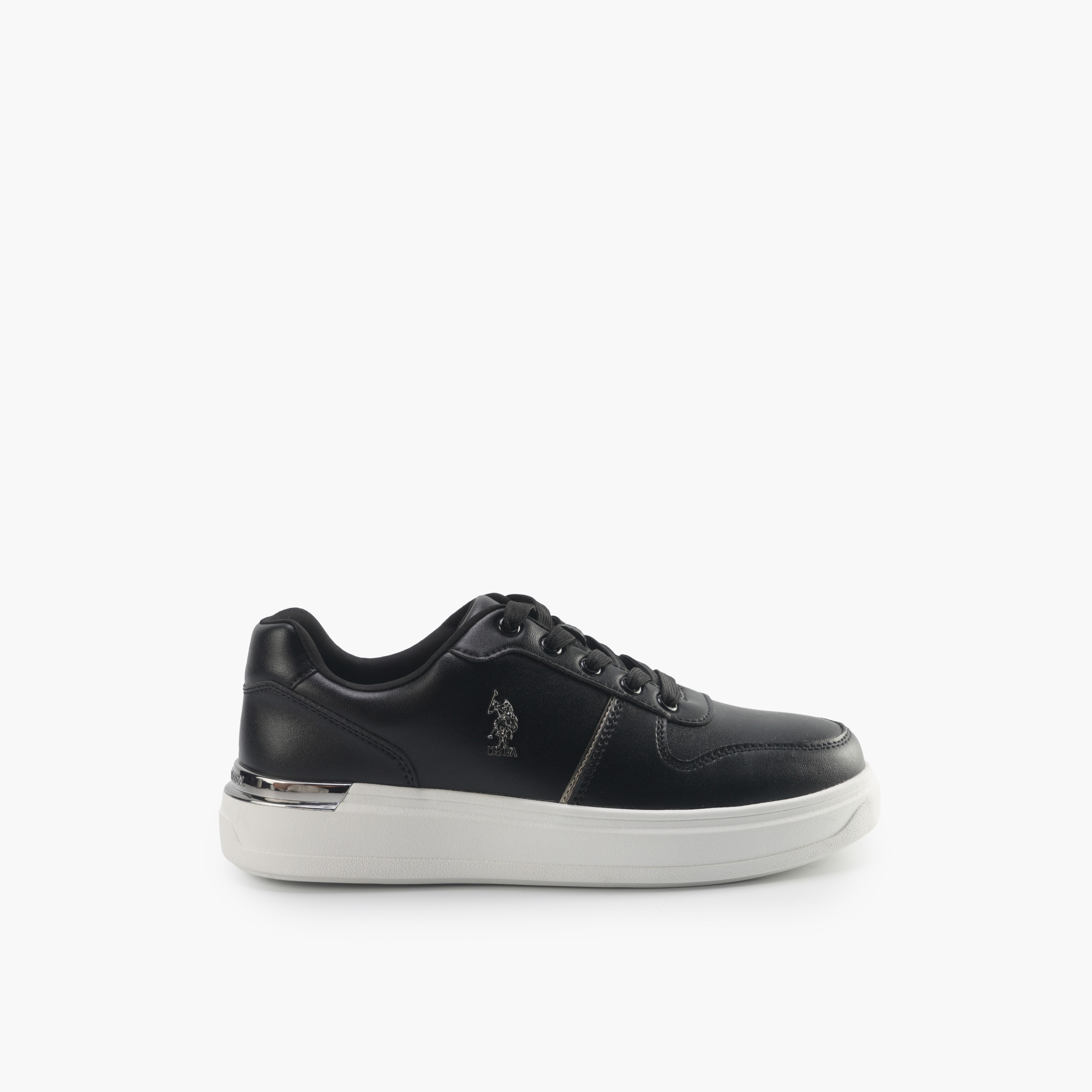 حذاء سنيكرز كاحل برباط للنساء من يو أس بولو أسن-women-shoes-sneakers-image-2