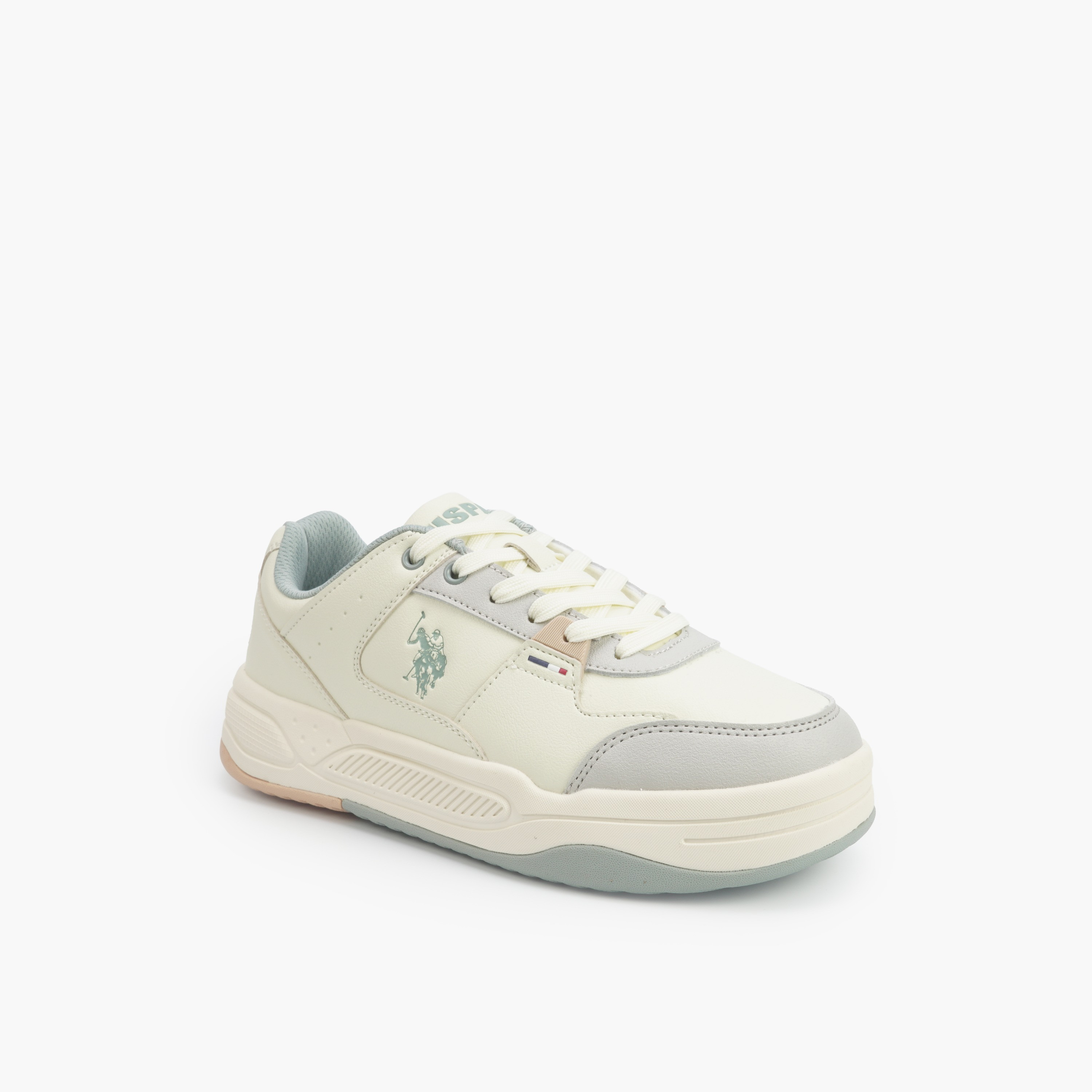 U.S. Polo Assn Women Lace-Up Ankle Sneakers-women-shoes-sneakers-image-1