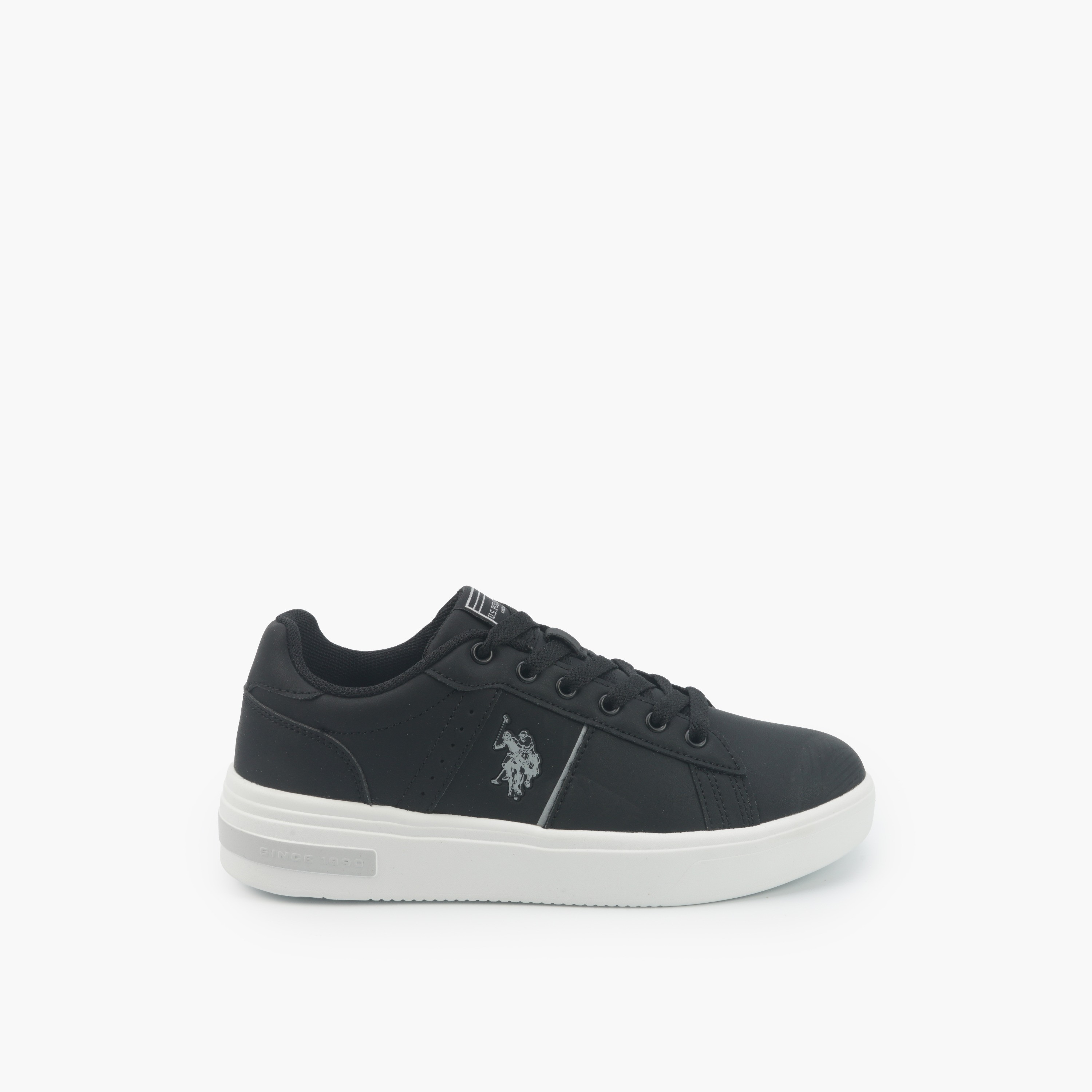 حذاء سنيكرز بطول الكاحل ورباط إغلاق للنساء من يو إس بولو أسن-women-shoes-sneakers-image-2