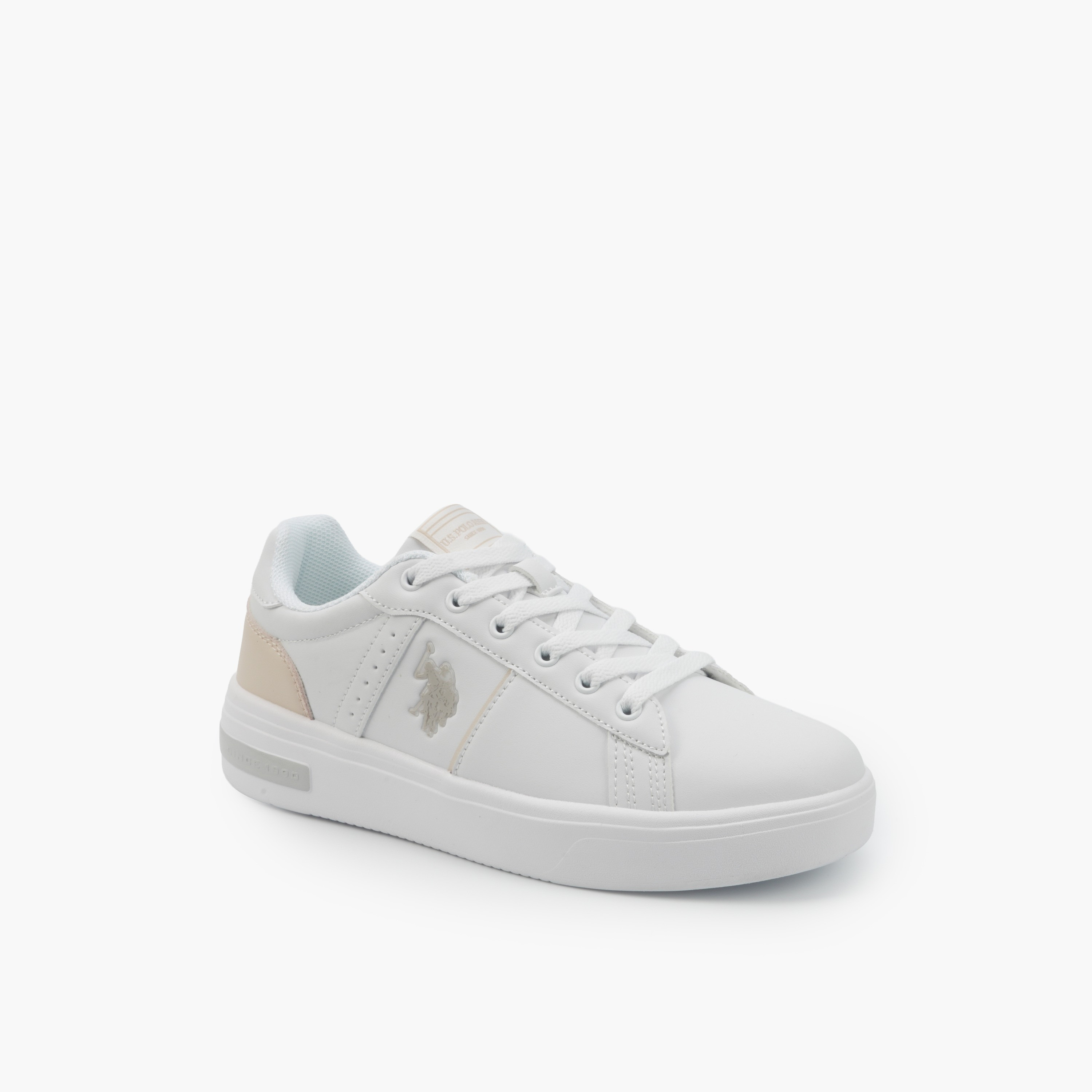 حذاء سنيكرز بطول الكاحل ورباط إغلاق للنساء من يو إس بولو أسن-women-shoes-sneakers-image-1