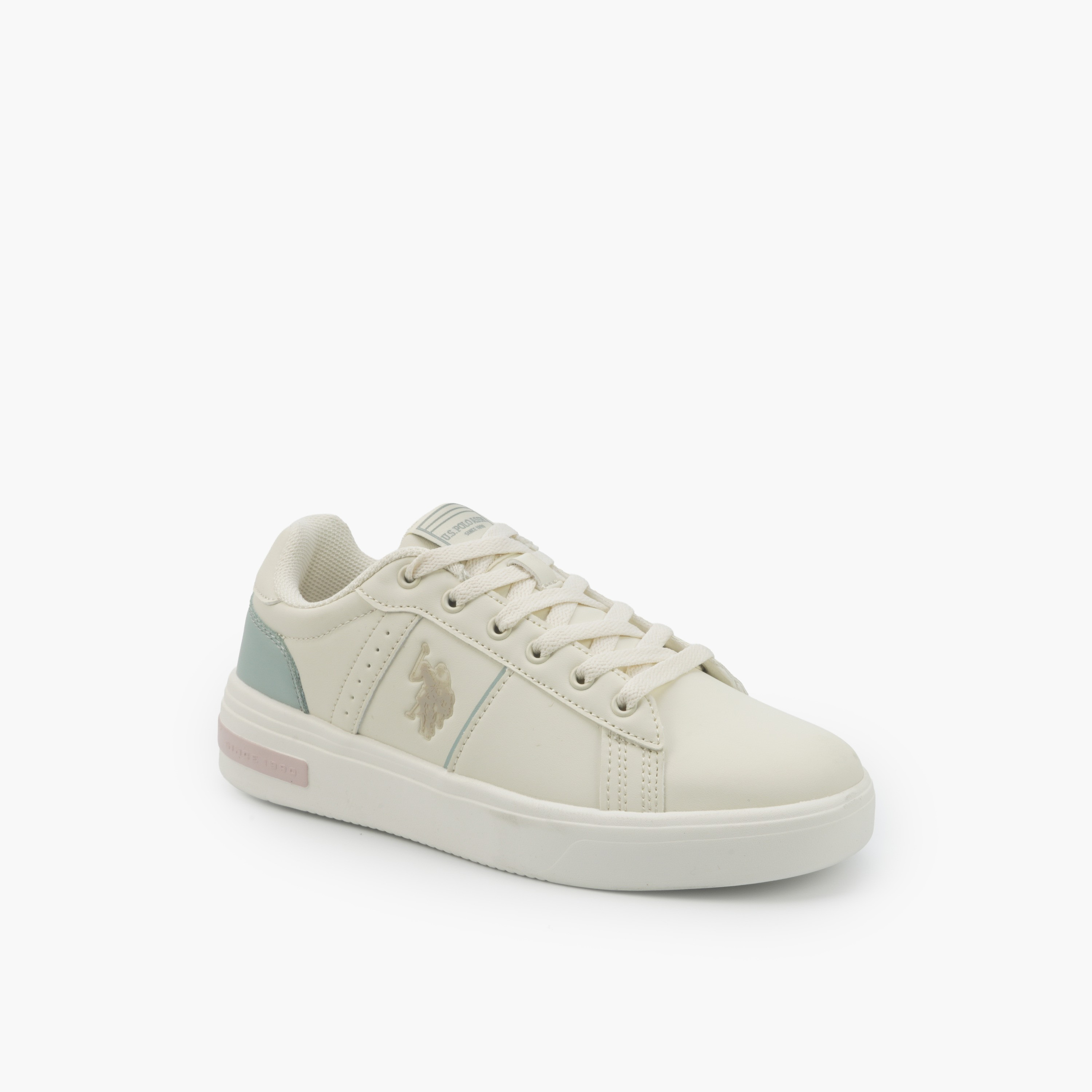 حذاء سنيكرز بطول الكاحل ورباط إغلاق للنساء من يو إس بولو أسن-women-shoes-sneakers-image-1