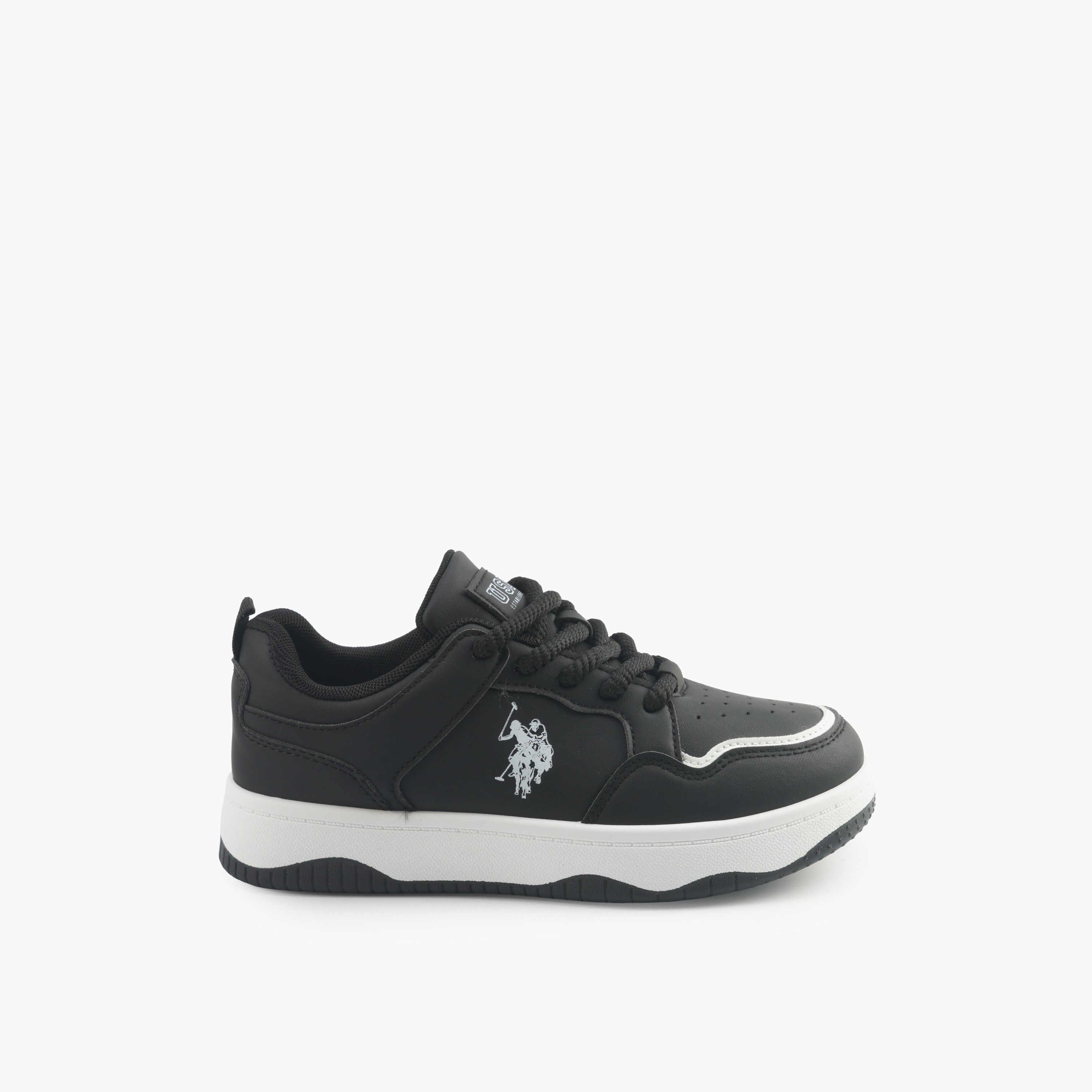 حذاء سنيكرز بطول الكاحل ورباط إغلاق للنساء من يو إس بولو أسن-women-shoes-sneakers-image-2