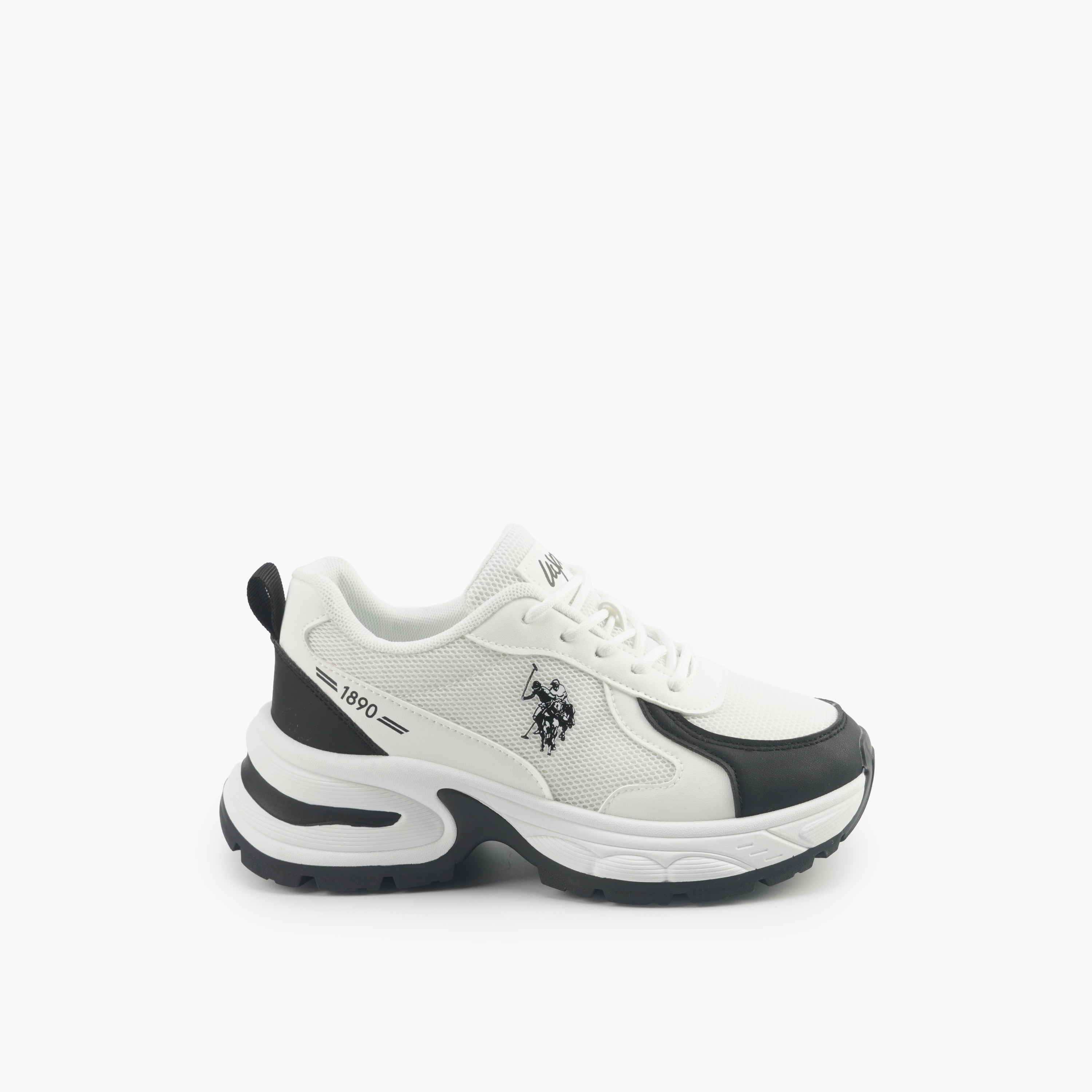حذاء سنيكرز بقوالب ملونة وطول الكاحل ورباط إغلاق للنساء من يو إس بولو أسن-women-shoes-sneakers-image-2
