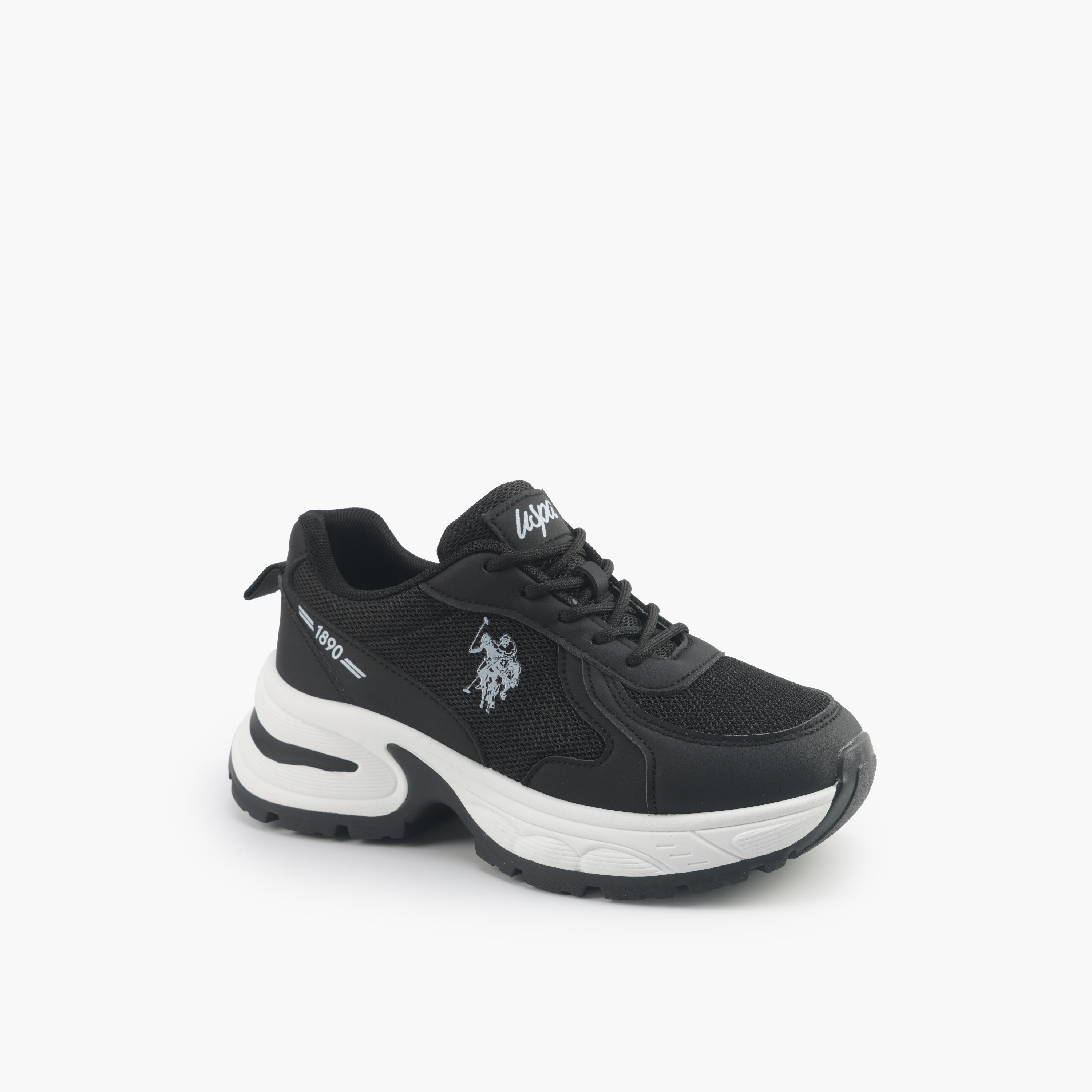 حذاء سنيكرز للكاحل برباط إغلاق للنساء من يو إس بولو أسن-women-shoes-sneakers-image-1
