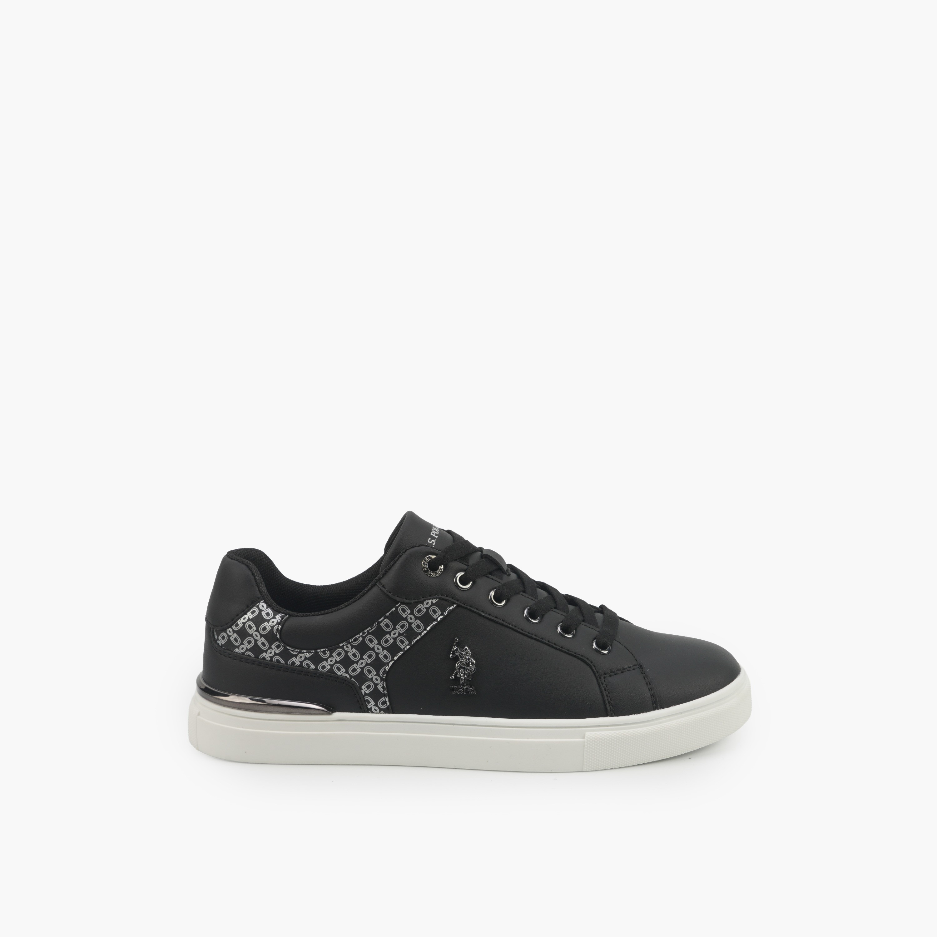 U.S. Polo Assn Women Mogogram Print Lace-Up Ankle Sneakers-women-shoes-sneakers-image-2