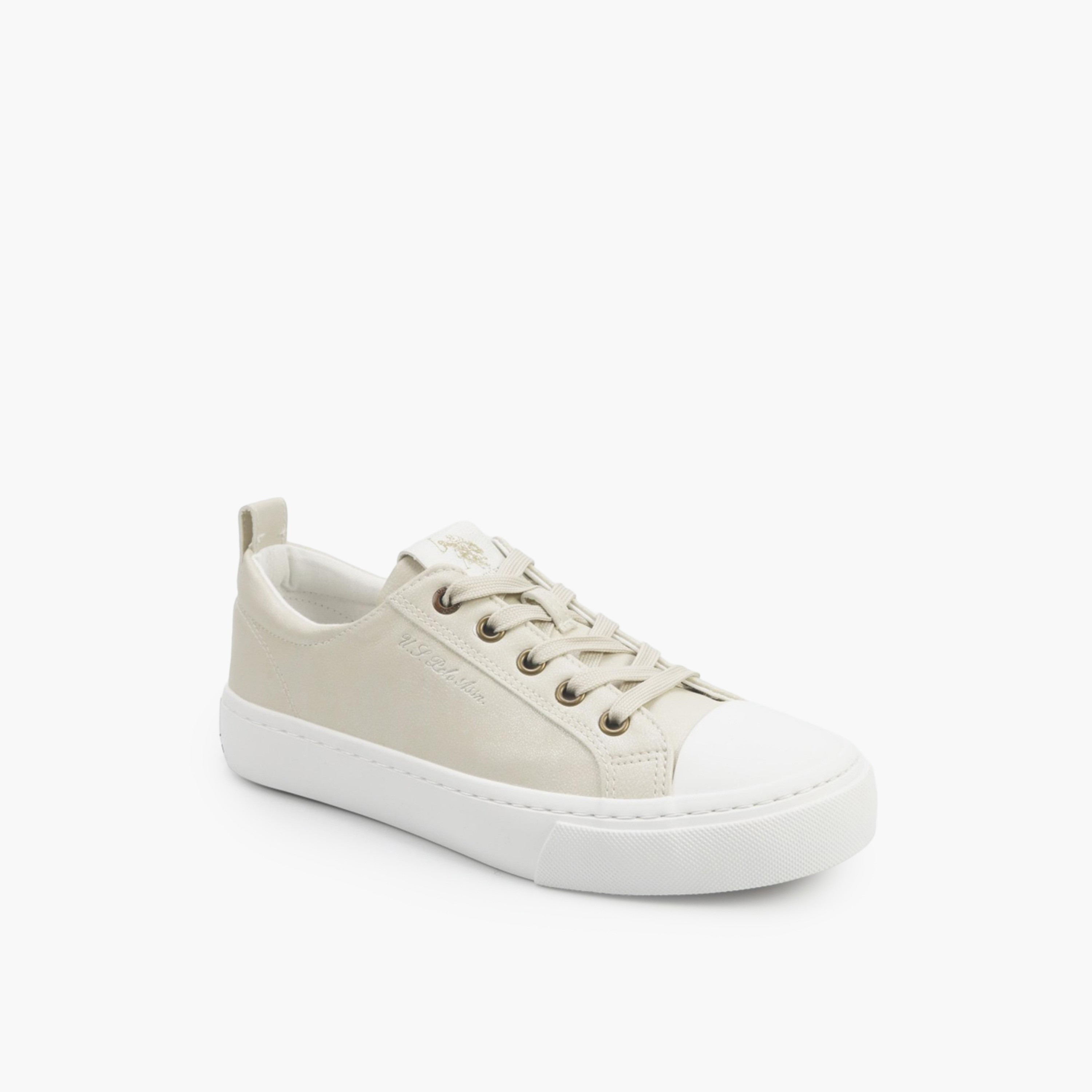 U.S. Polo Assn Women Lace-Up Ankle Sneakers-women-shoes-sneakers-image-1