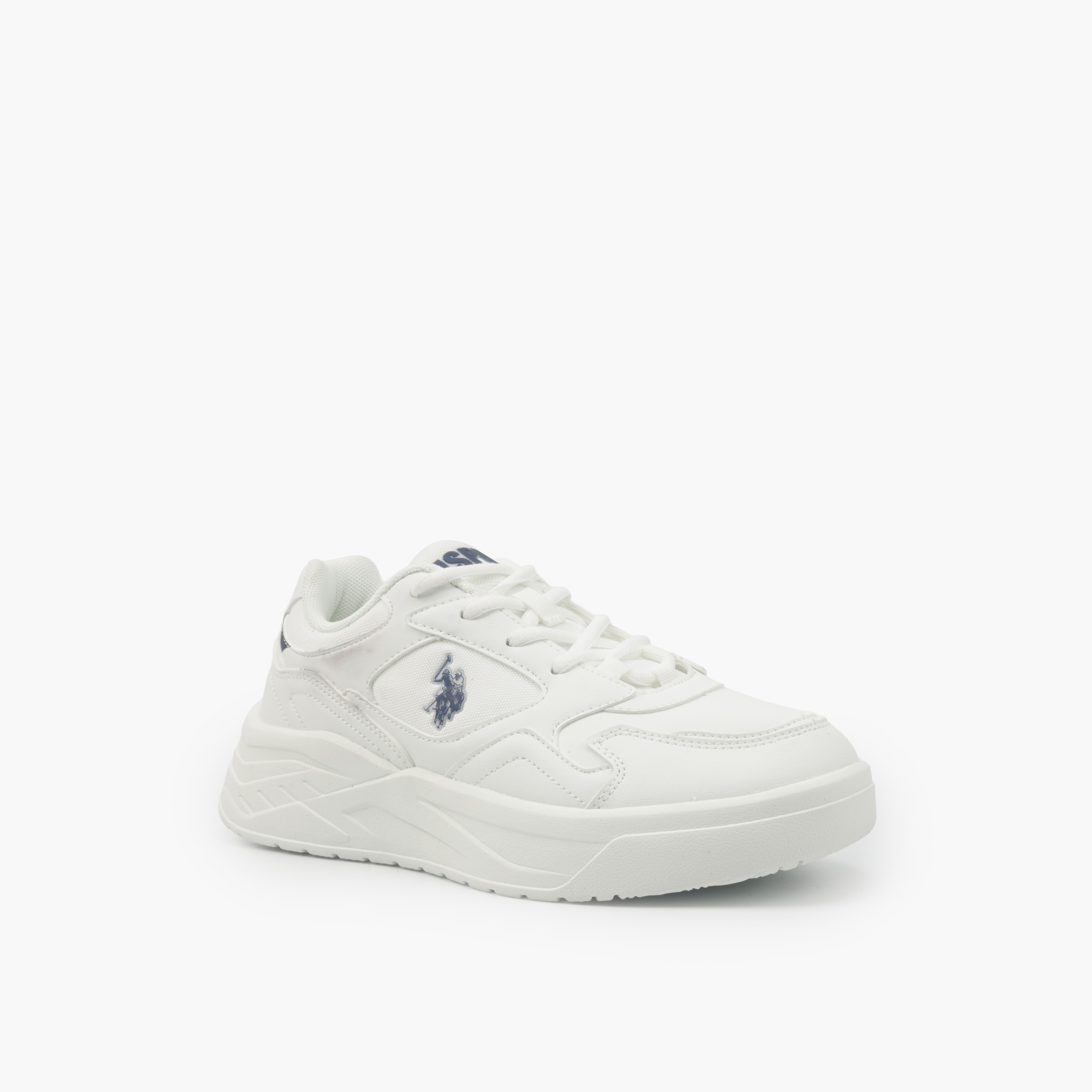 U.S. Polo Assn Women Lace-Up Ankle Sneakers-women-shoes-sneakers-image-1