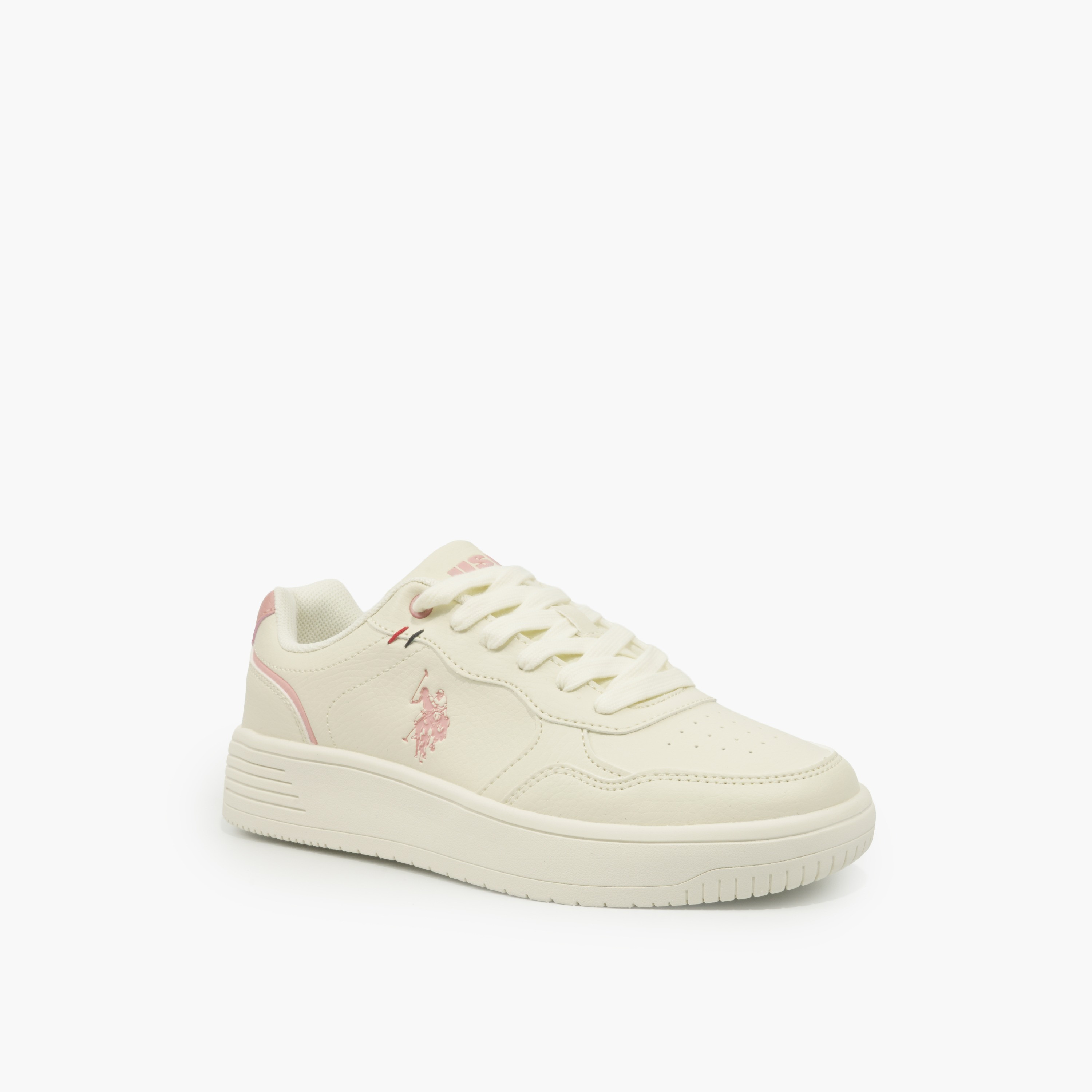 U.S. Polo Assn Women Lace-Up Ankle Sneakers-women-shoes-sneakers-image-1