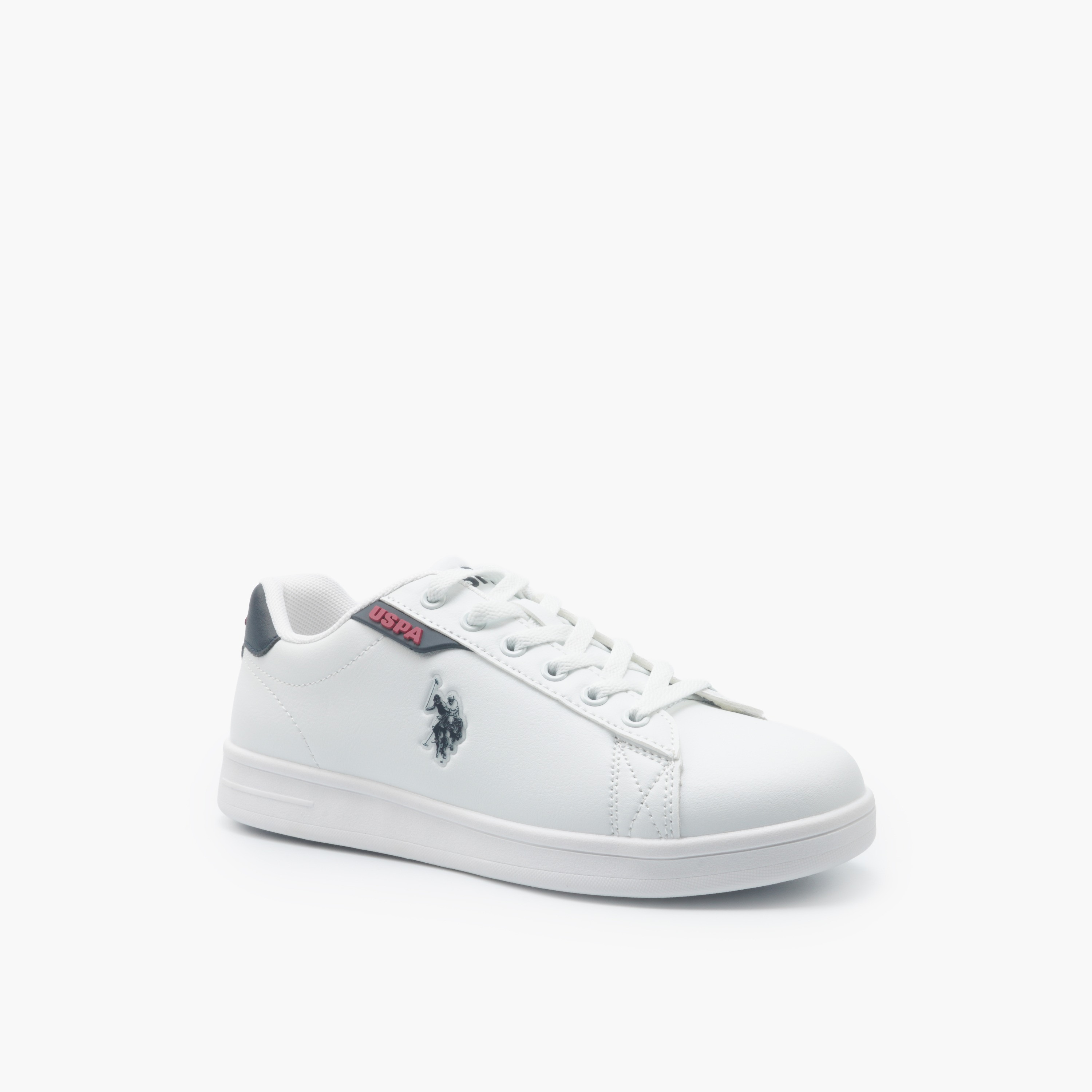 حذاء سنيكرز للكاحل بطبعات شعار للنساء من يو إس بولو أسن-women-shoes-sneakers-image-1