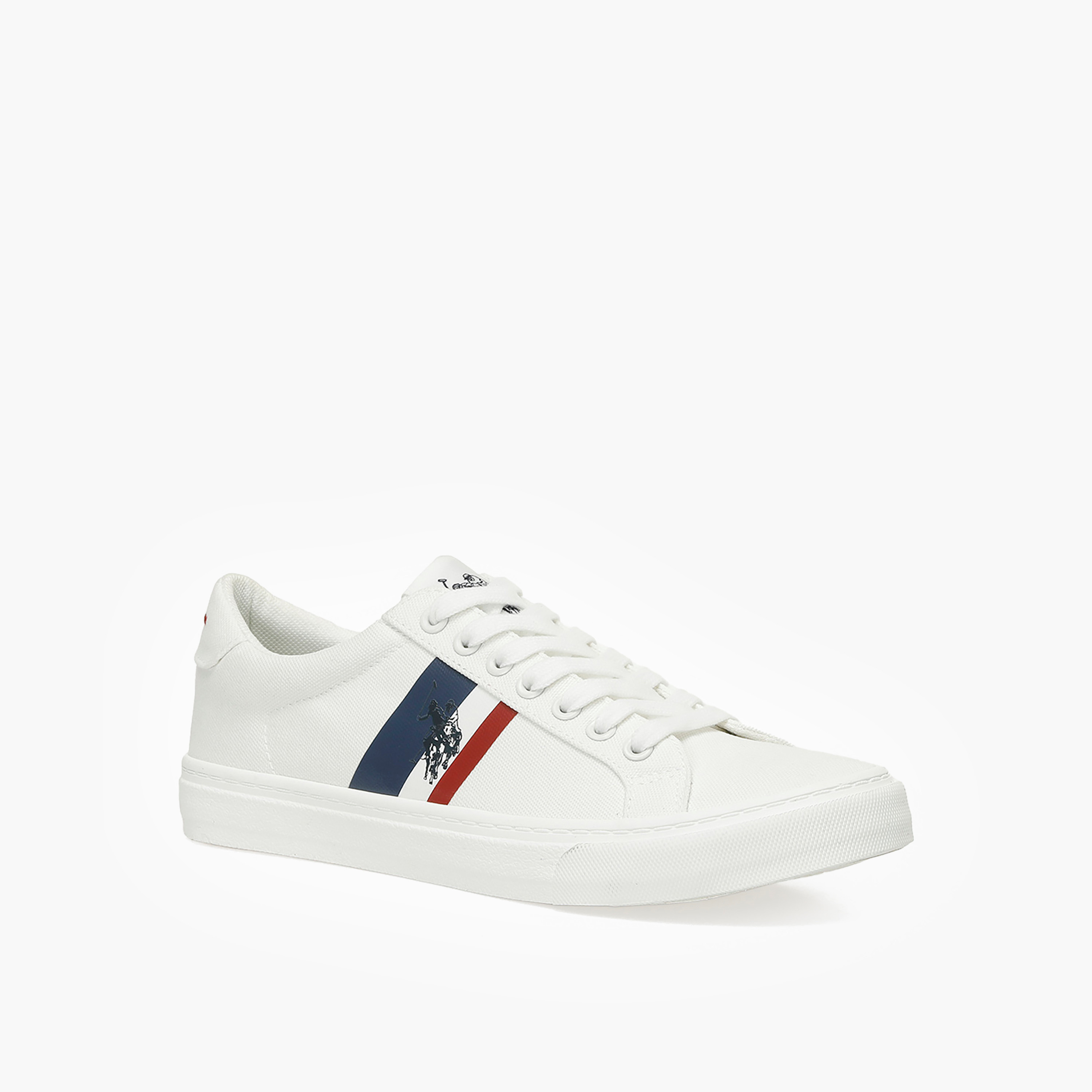 U.S. Polo Assn Men Logo Embroidery Lace-Up Ankle Sneakers-men-shoes-sneakers-image-1