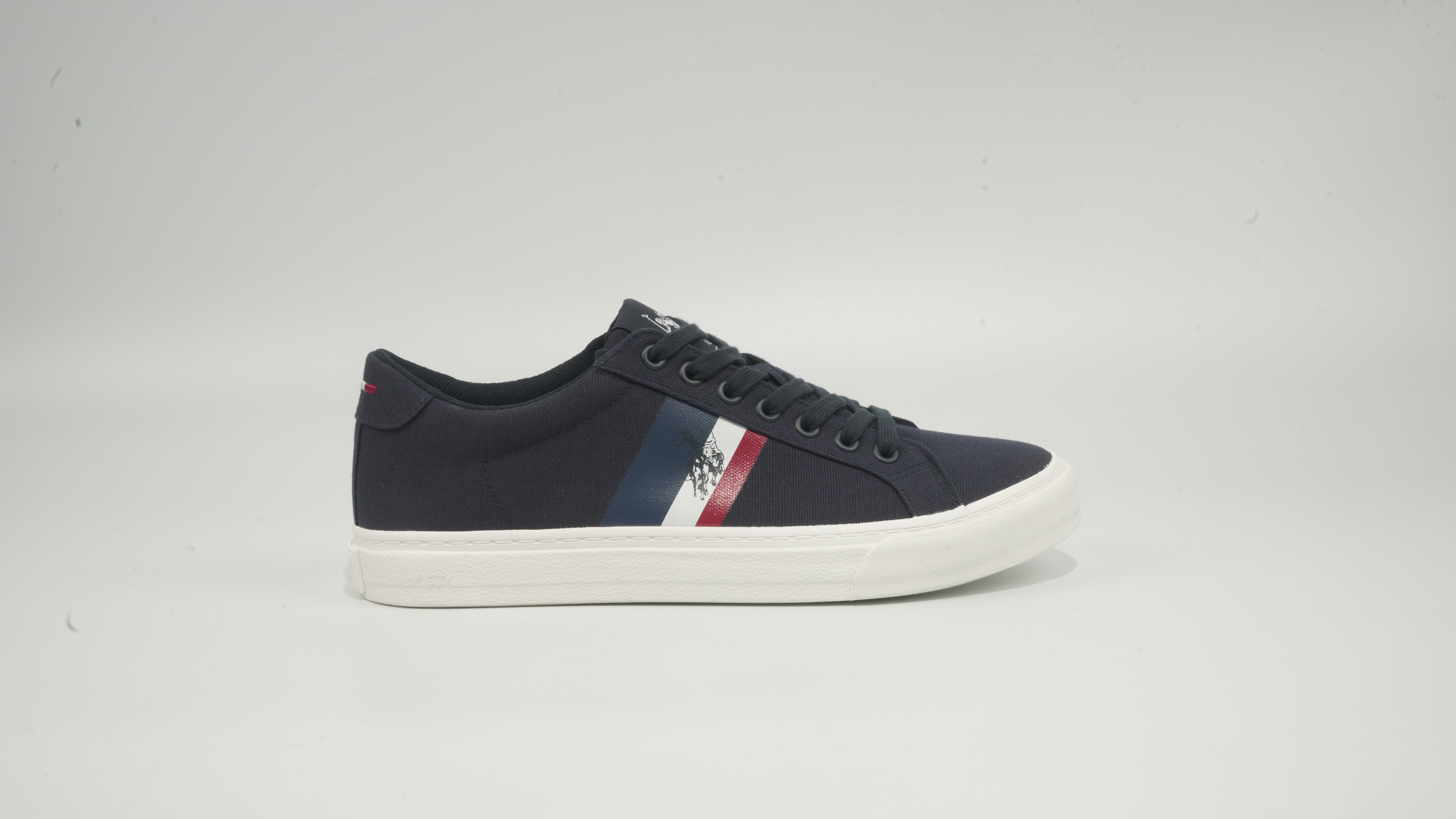U.S. Polo Assn Men COSTA GLB 6FX Striped Lace-Up Ankle Sneakers-men-shoes-sneakers-image-5