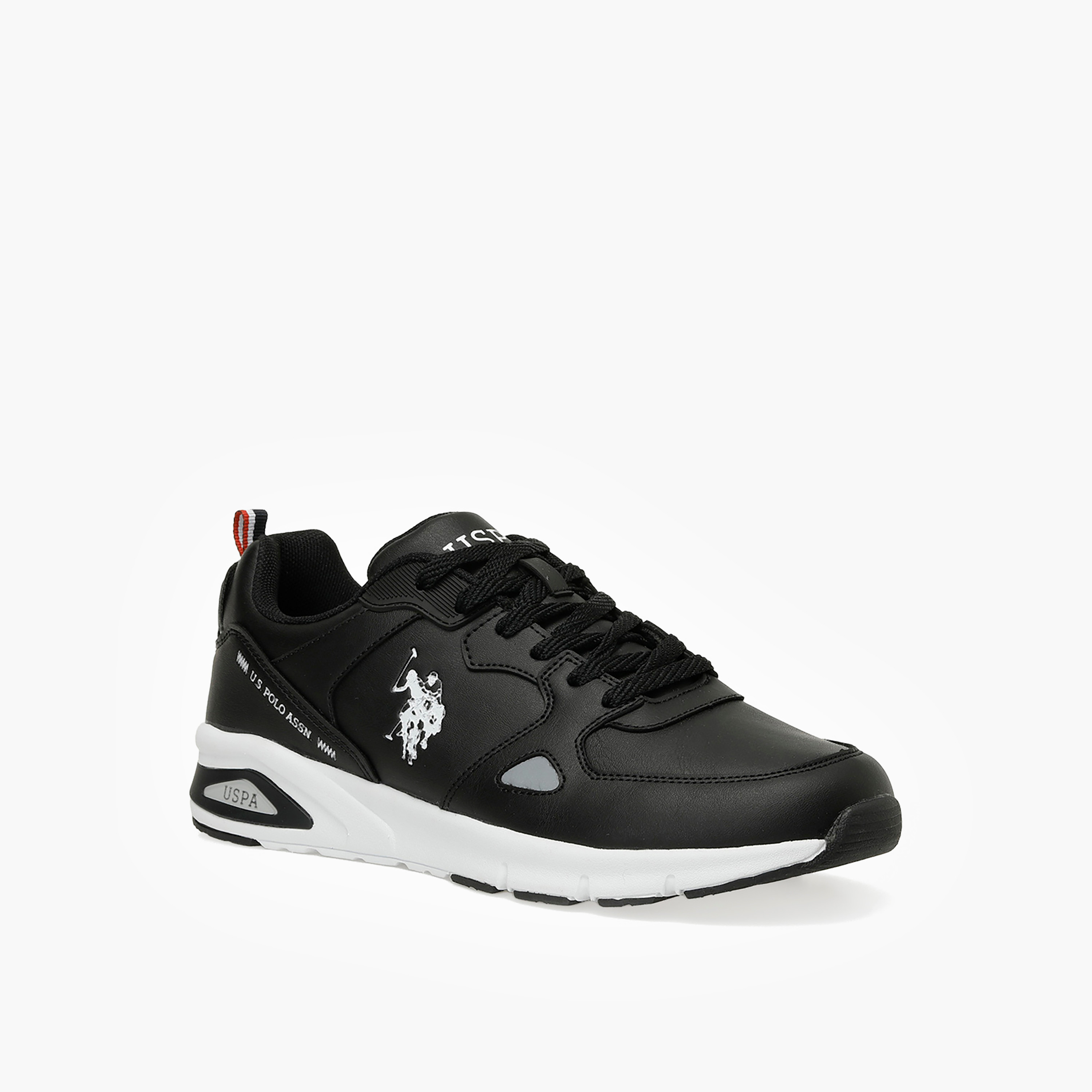 US POLO Men Logo Lace-Up Ankle Sneakers-men-shoes-sneakers-image-1