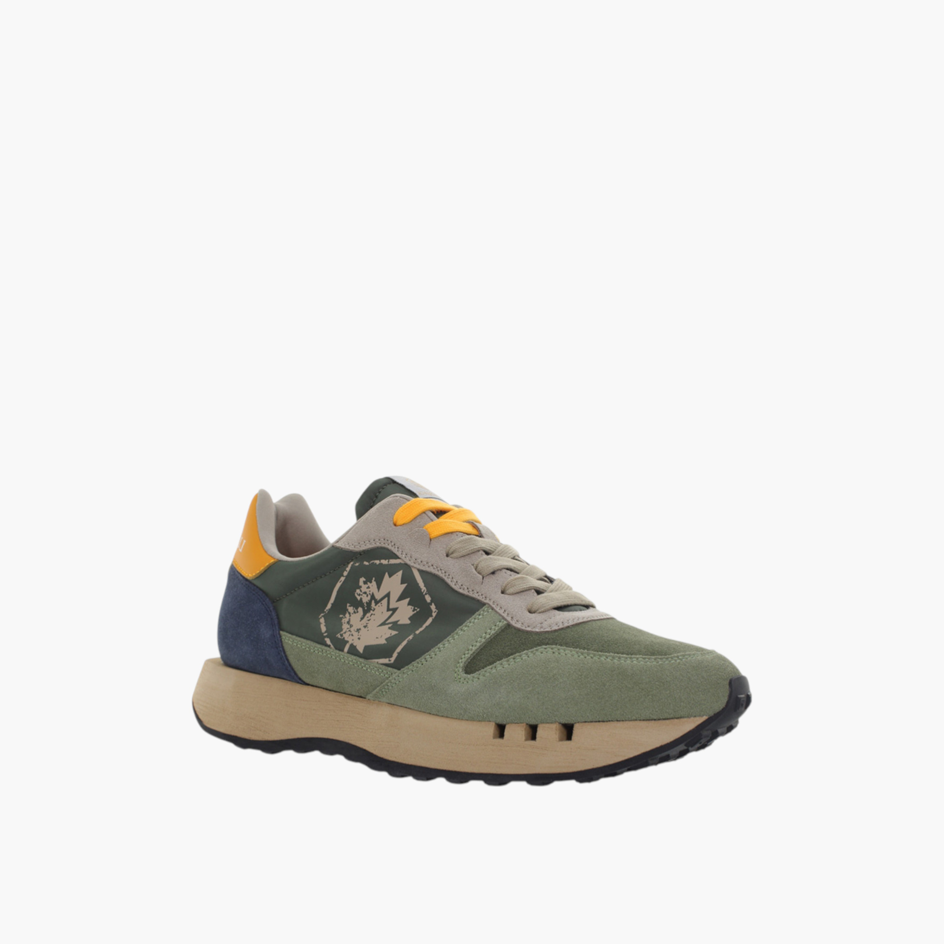 Lumberjack Men's Colourblock Lace-Up Sneakers-men-shoes-sneakers-image-1
