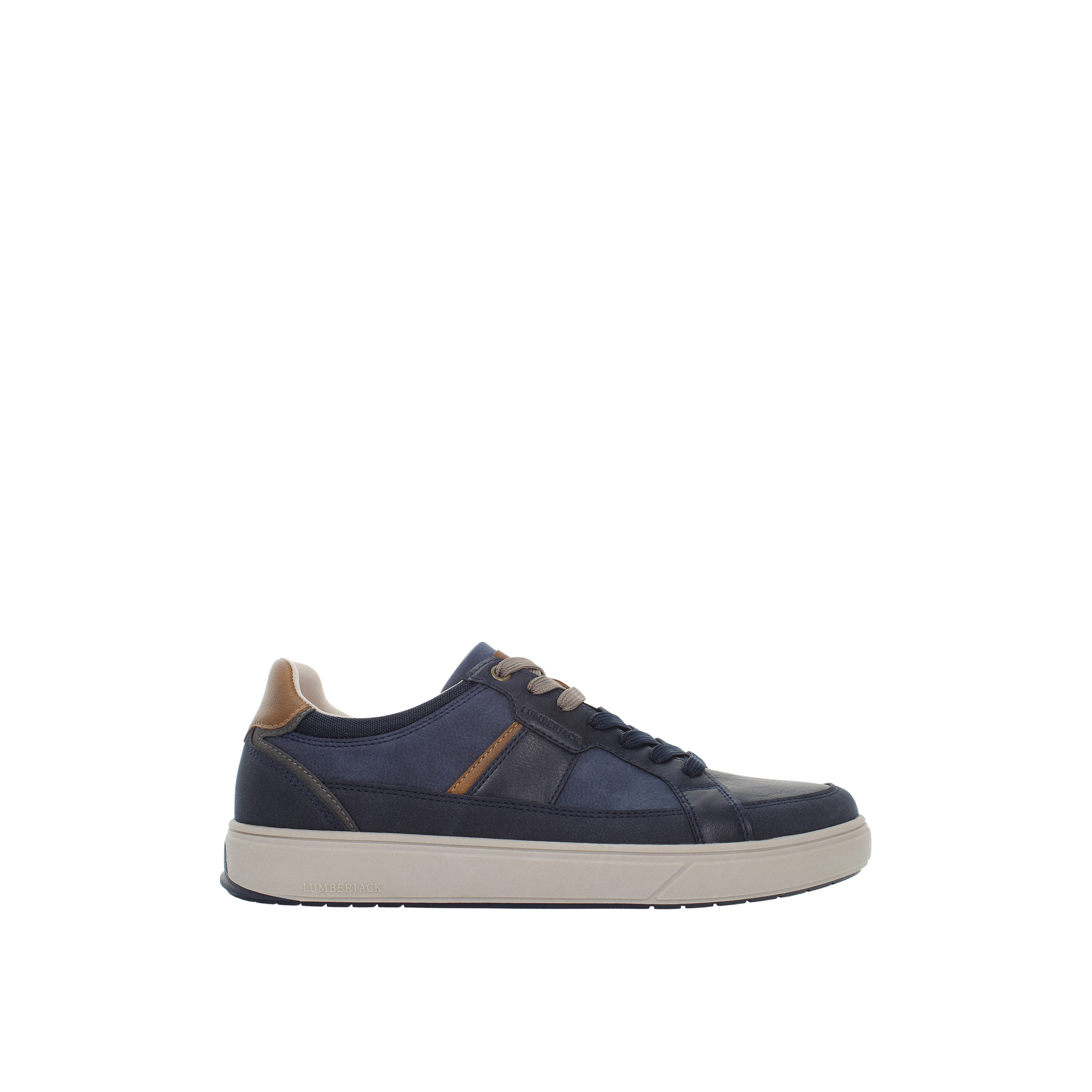 Lumberjack Men MARVIN Panelled Lace-Up Sneakers-men-shoes-sneakers-image-2