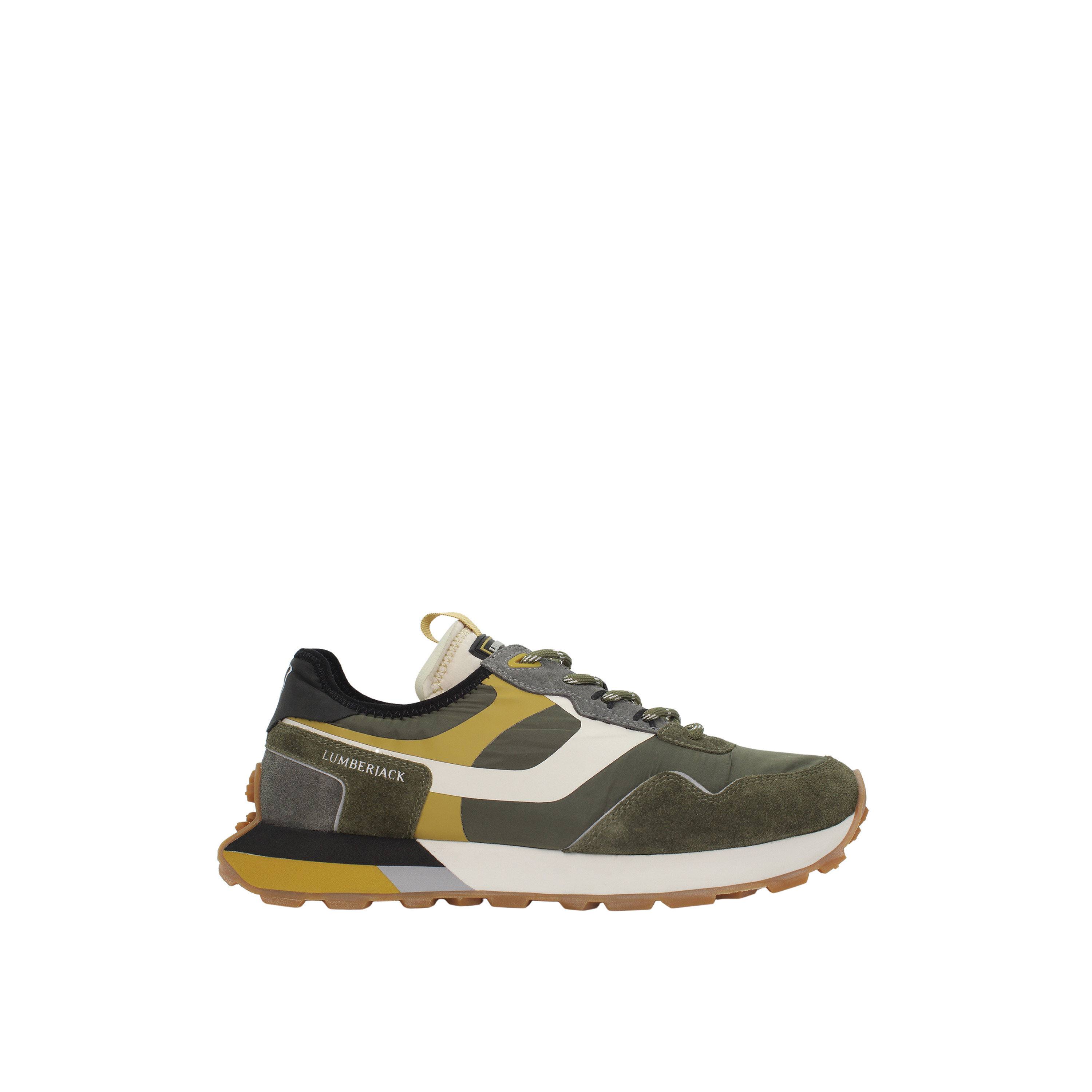 Lumberjack Men FURY Panelled Lace-Up Sneakers-men-shoes-sneakers-image-2