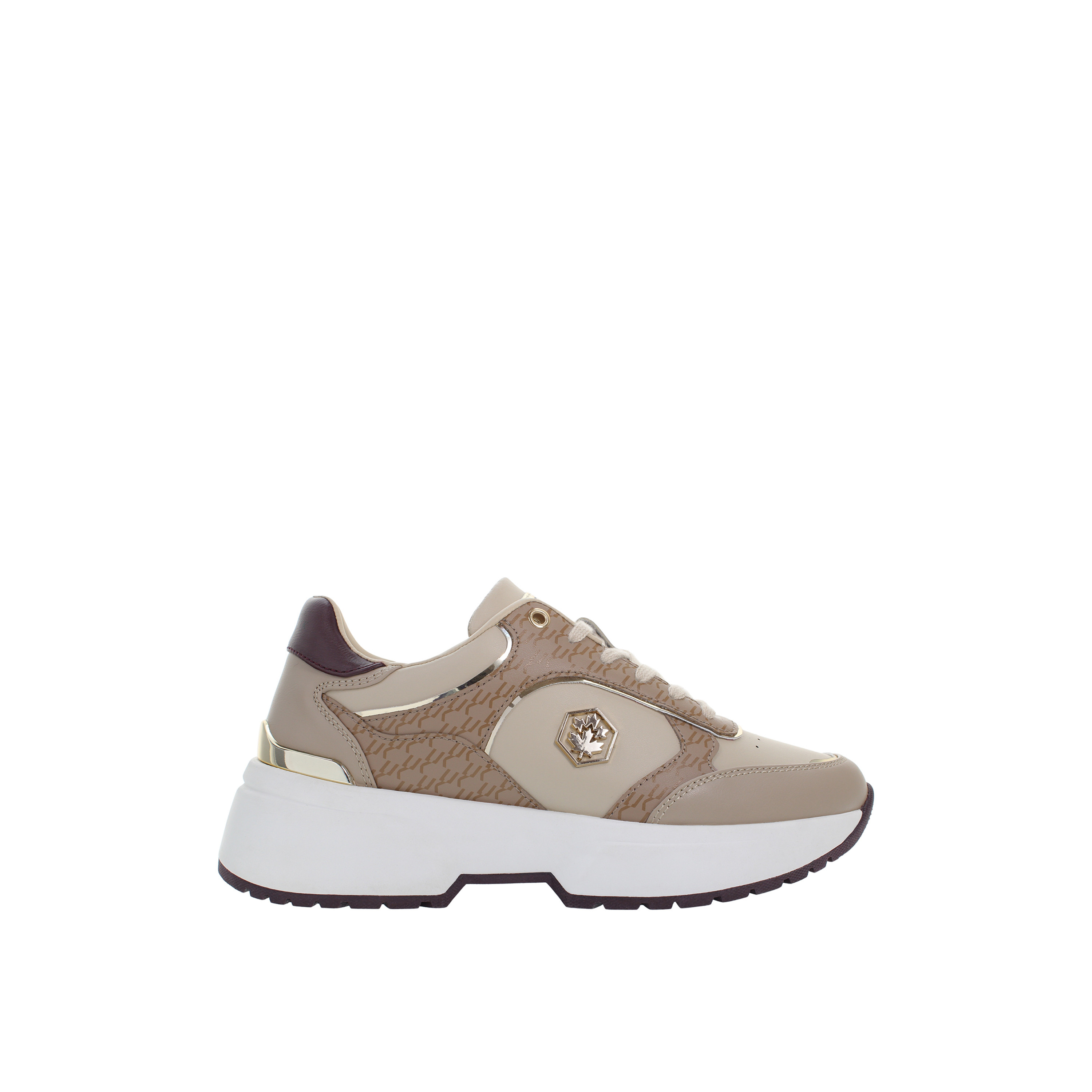 Lumberjack Women PERCY Monogram Print Lace-Up Sneakers-women-shoes-sneakers-image-2