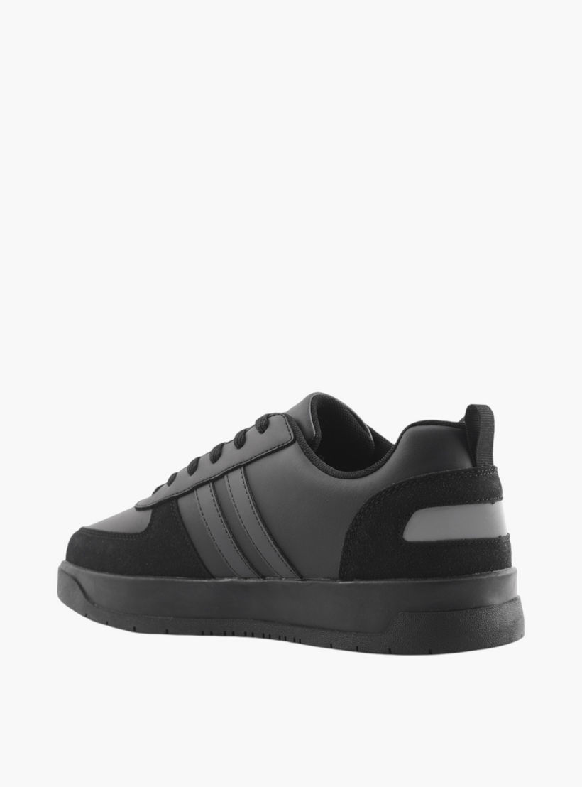Lumberjack Men's Panelled Lace-Up Sneakers-men-shoes-sneakers-image-3