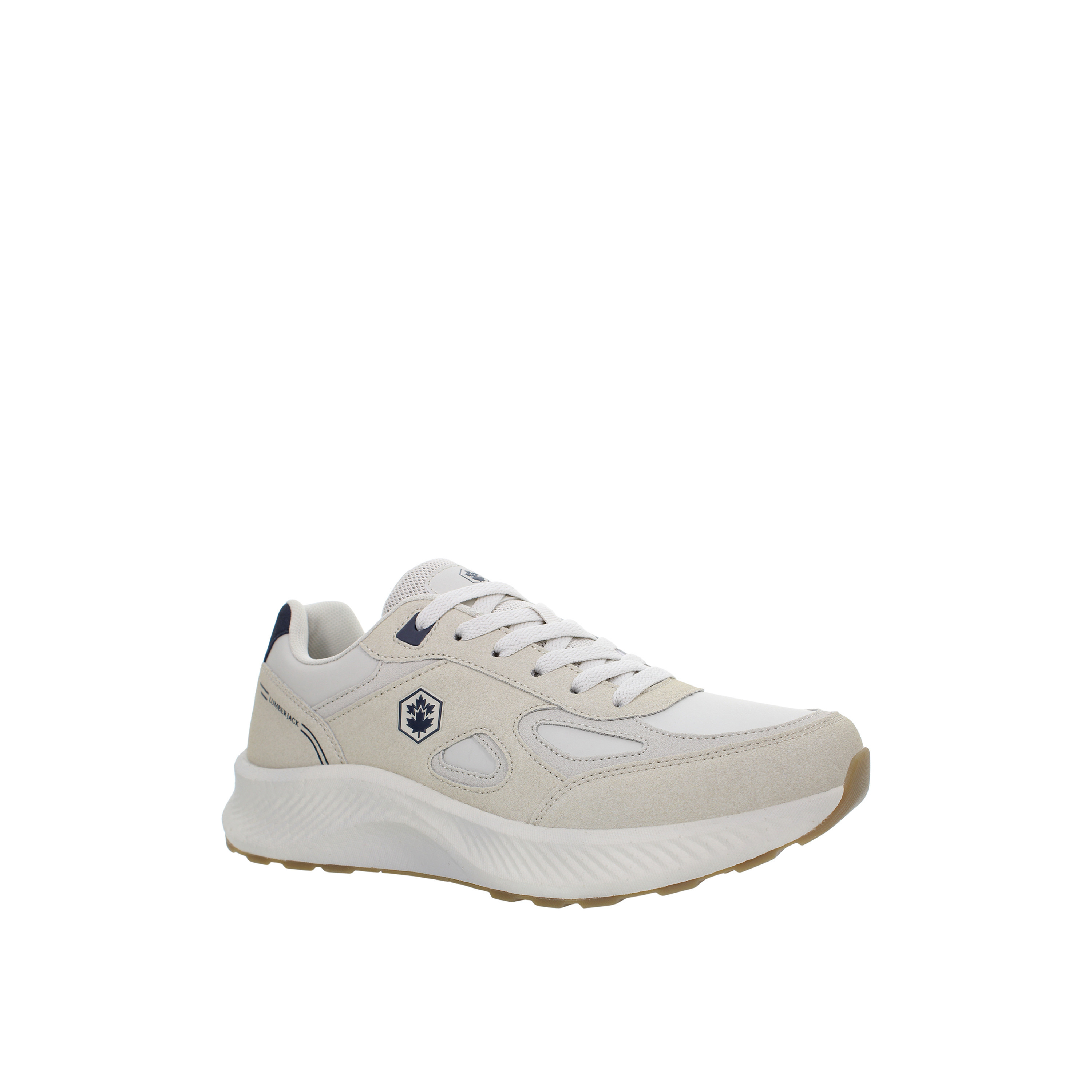 Lumberjack Men STUART Panelled Lace-Up Sneakers-men-shoes-sneakers-image-1